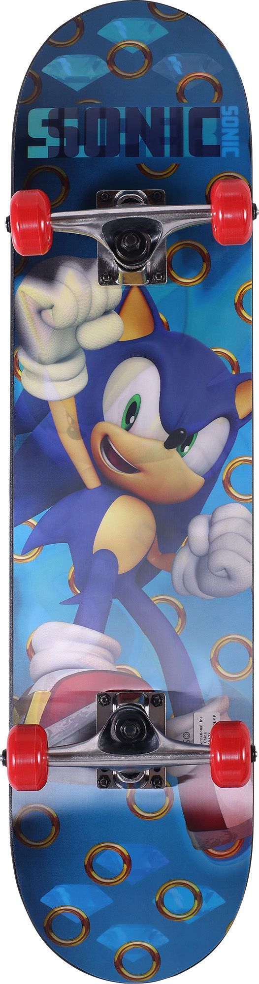 Sonic Lenticular Deck Skateboard