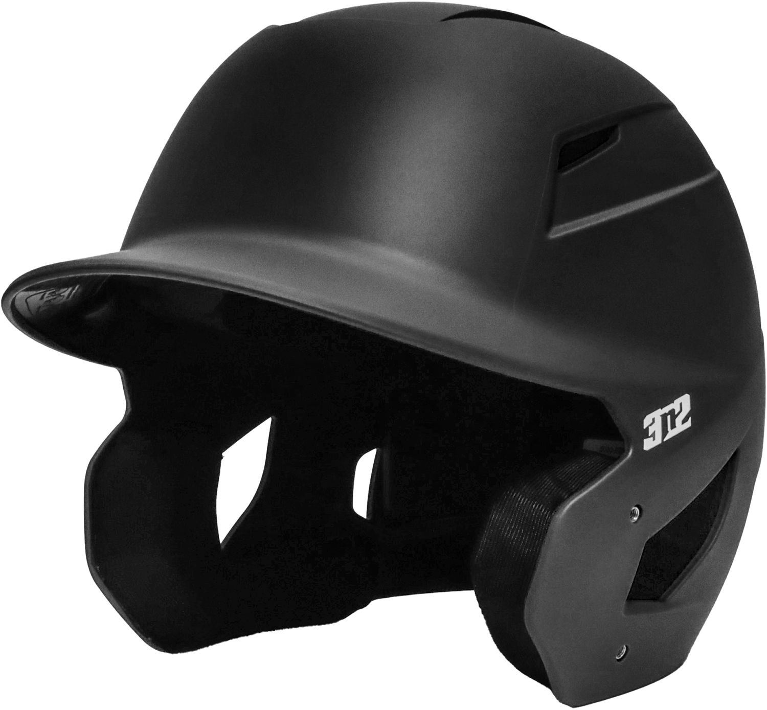 3N2 Adult Pro-Clutch Matte Baseball Batting Helmet: S/M & L/XL