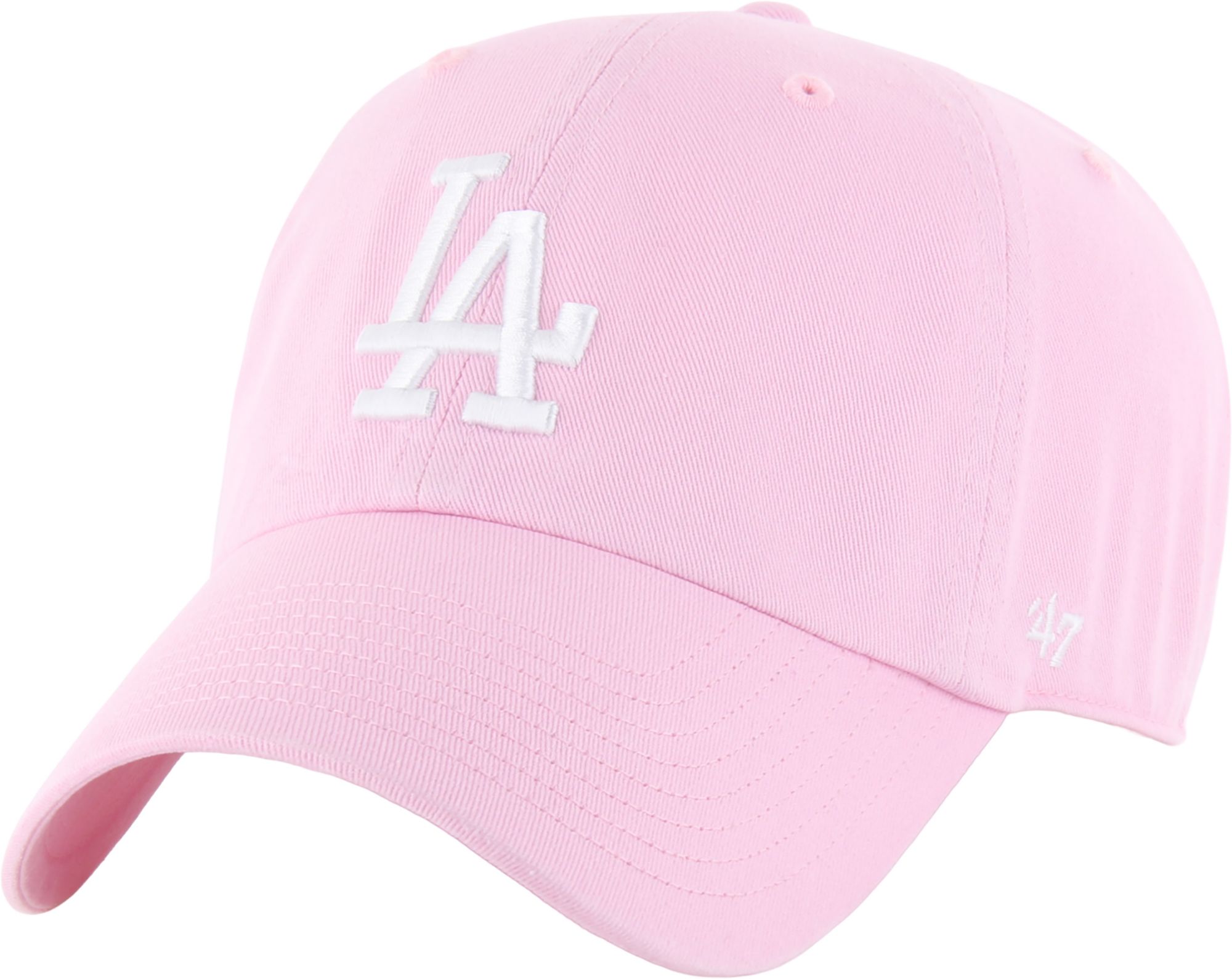 47 Adult Los Angeles Dodgers Pink Clean Up Adjustable Hat | Dick's