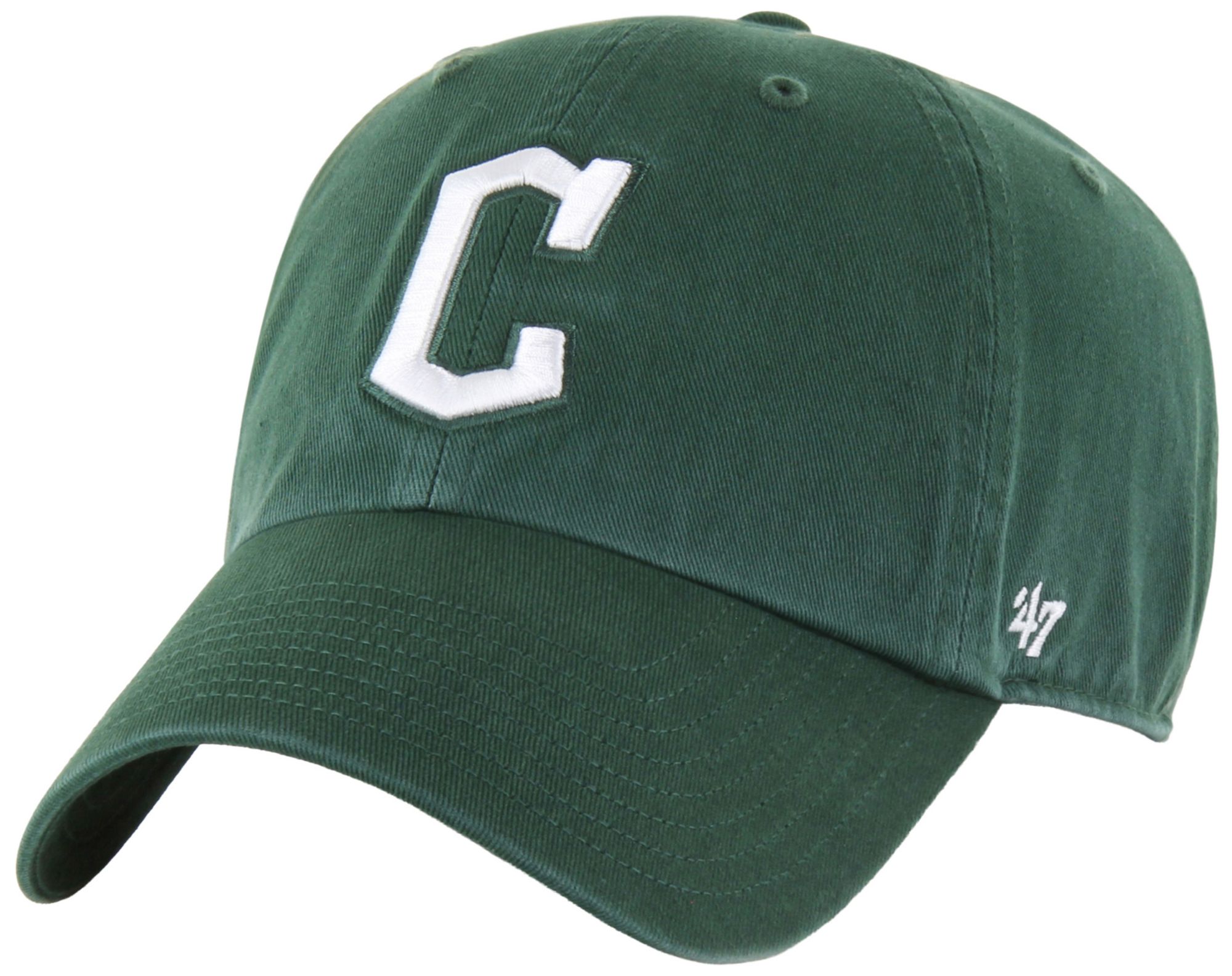 47 Adult Cleveland Guardians Green Clean Up Adjustable Hat