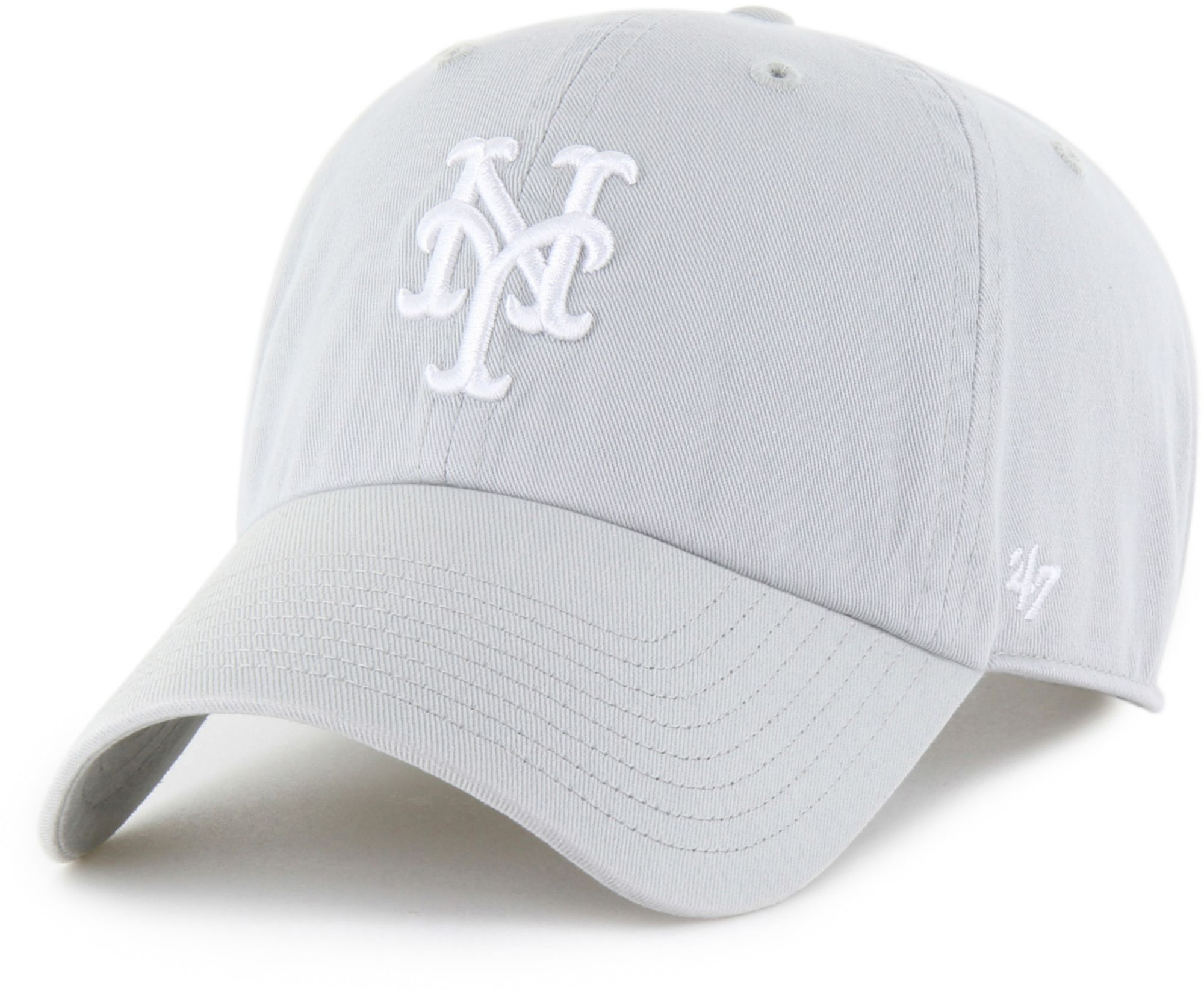 47 Adult New York Mets Grey Clean Up Adjustable Hat | Dick's