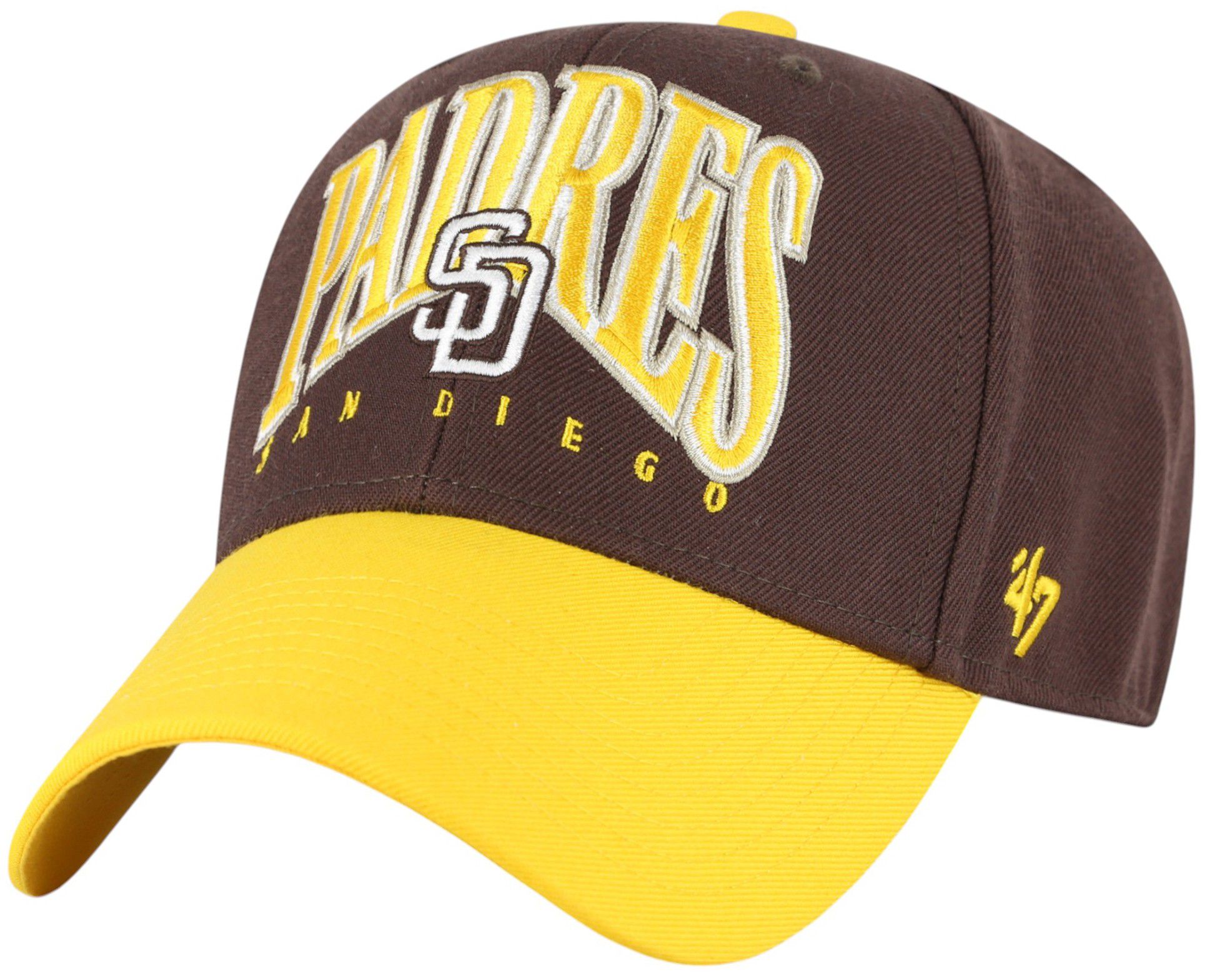 47 Adult San Diego Padres Brown Drawbridge MVP Adjustable Hat