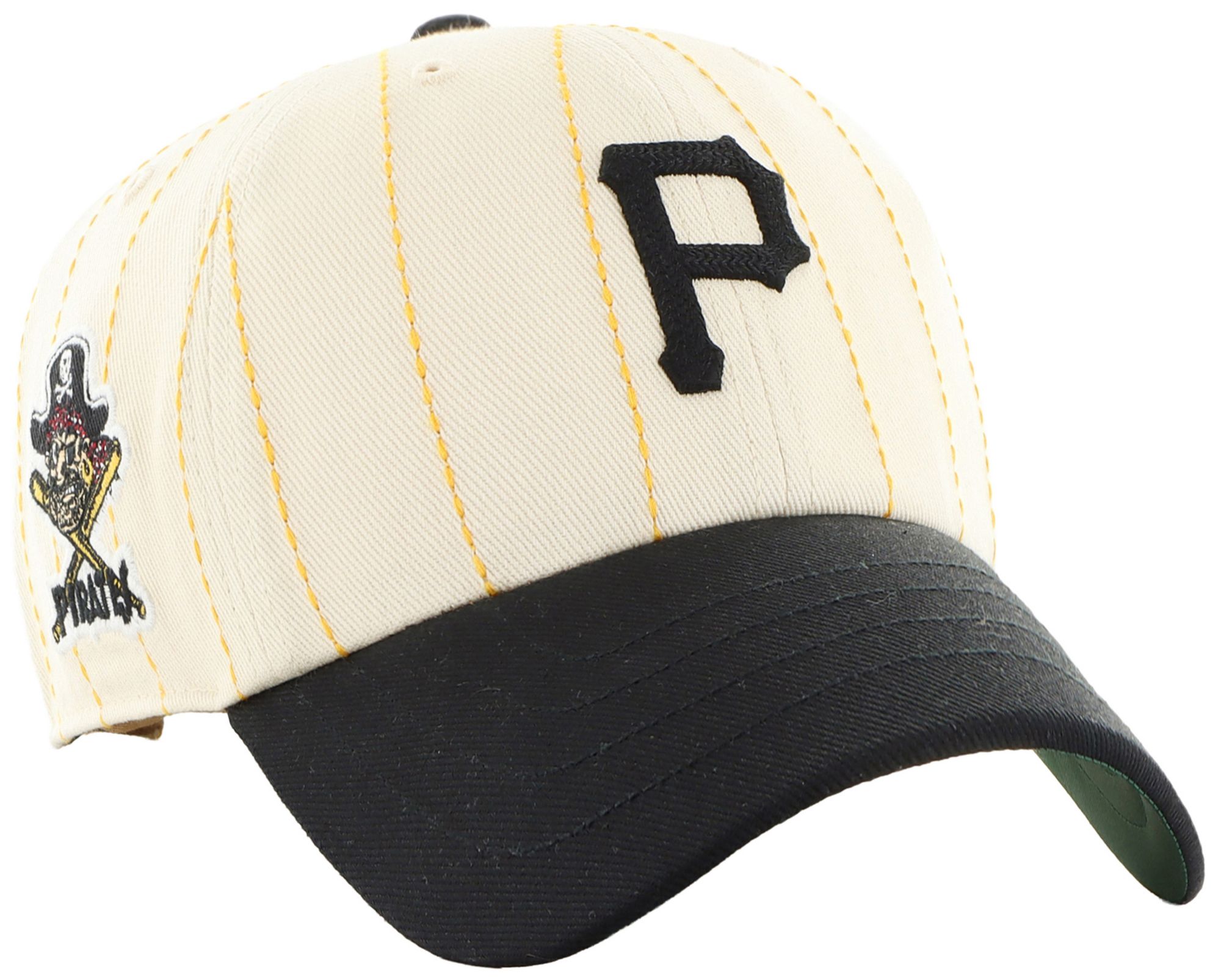47 Adult Pittsburgh Pirates Cream Cooperstown Rawlings Clean Up
