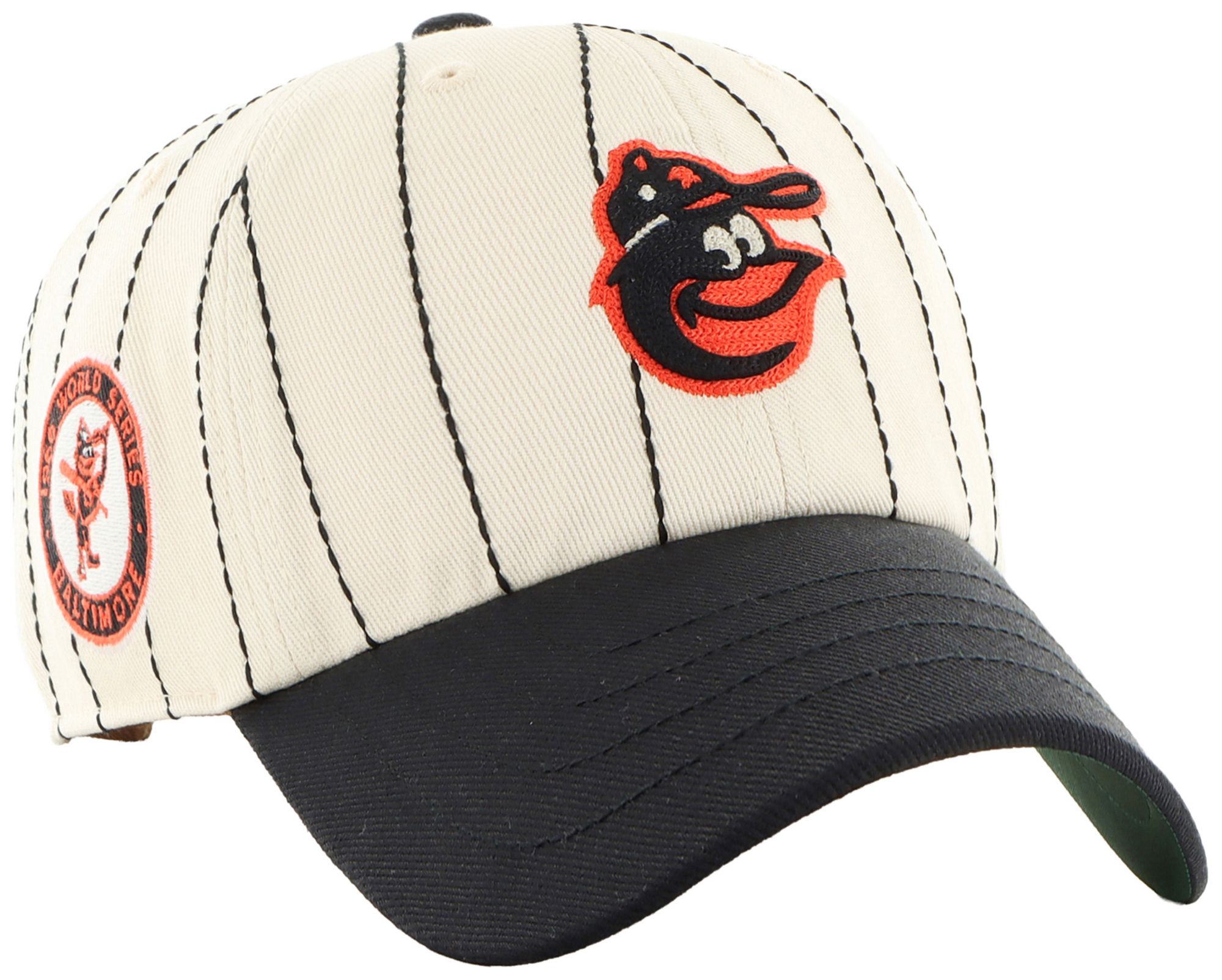 47 Adult Baltimore Orioles Cream Cooperstown Rawlings Clean Up