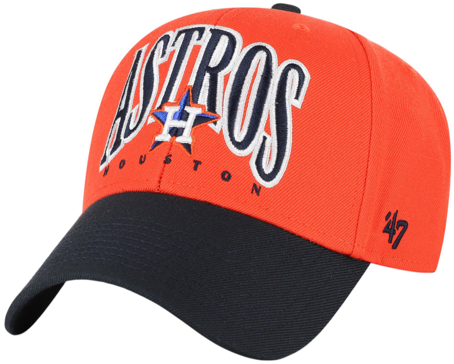 47 Adult Houston Astros Orange Drawbridge MVP Adjustable Hat