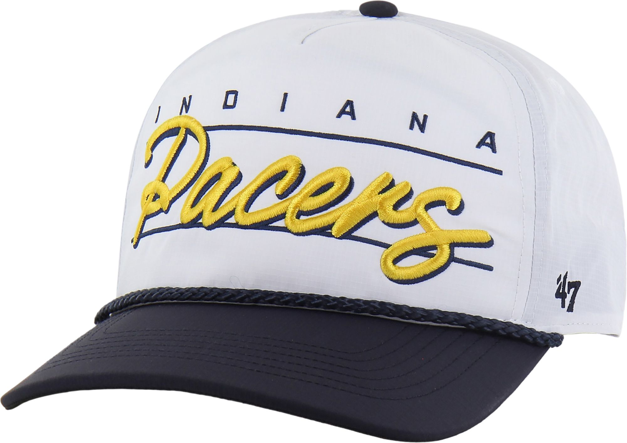 47 Adult Indiana Pacers White Condor Brrr Hitch Adjustable Hat