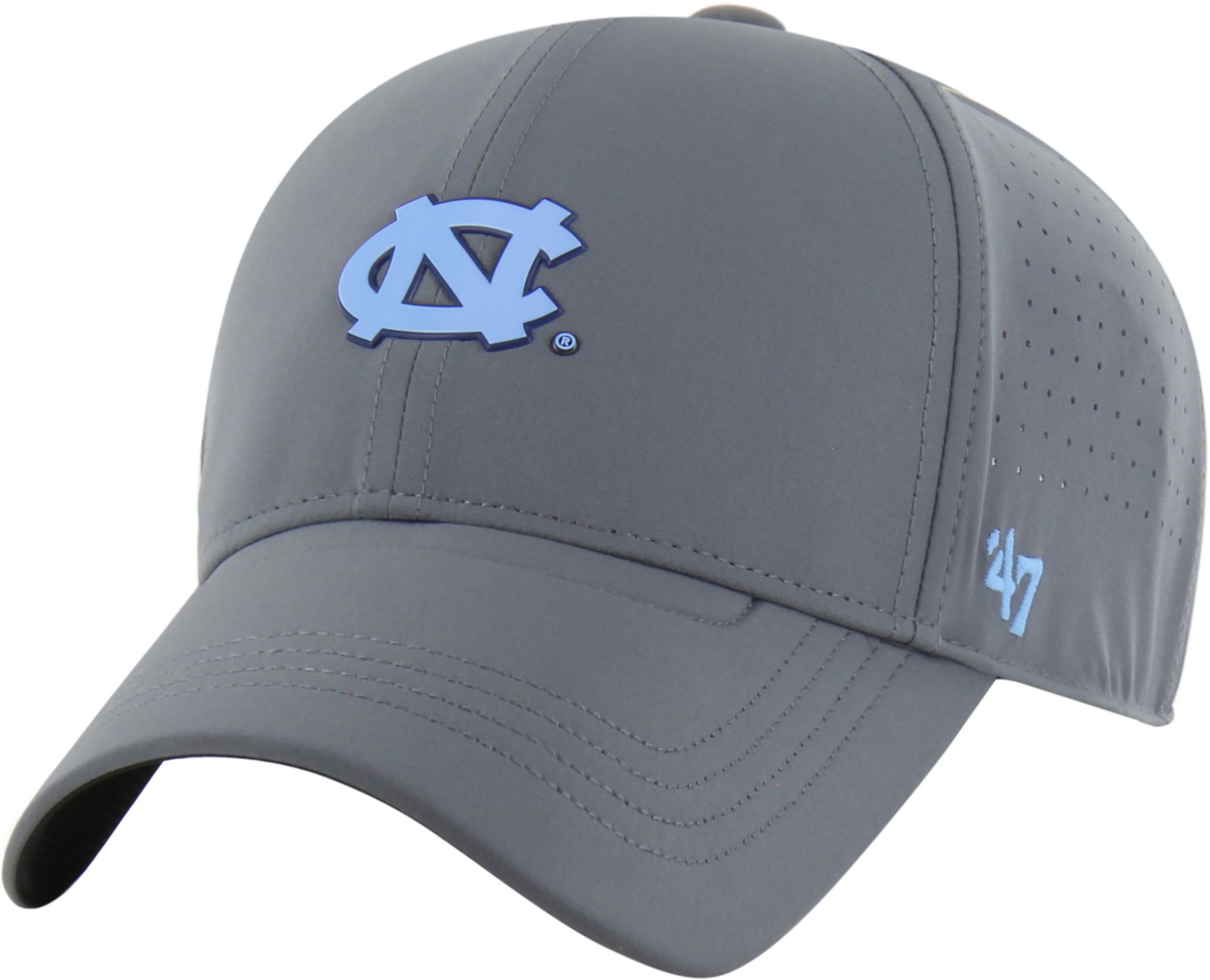 47 Adult North Carolina Tar Heels Shadow Grey Cycle MVP Adjustable