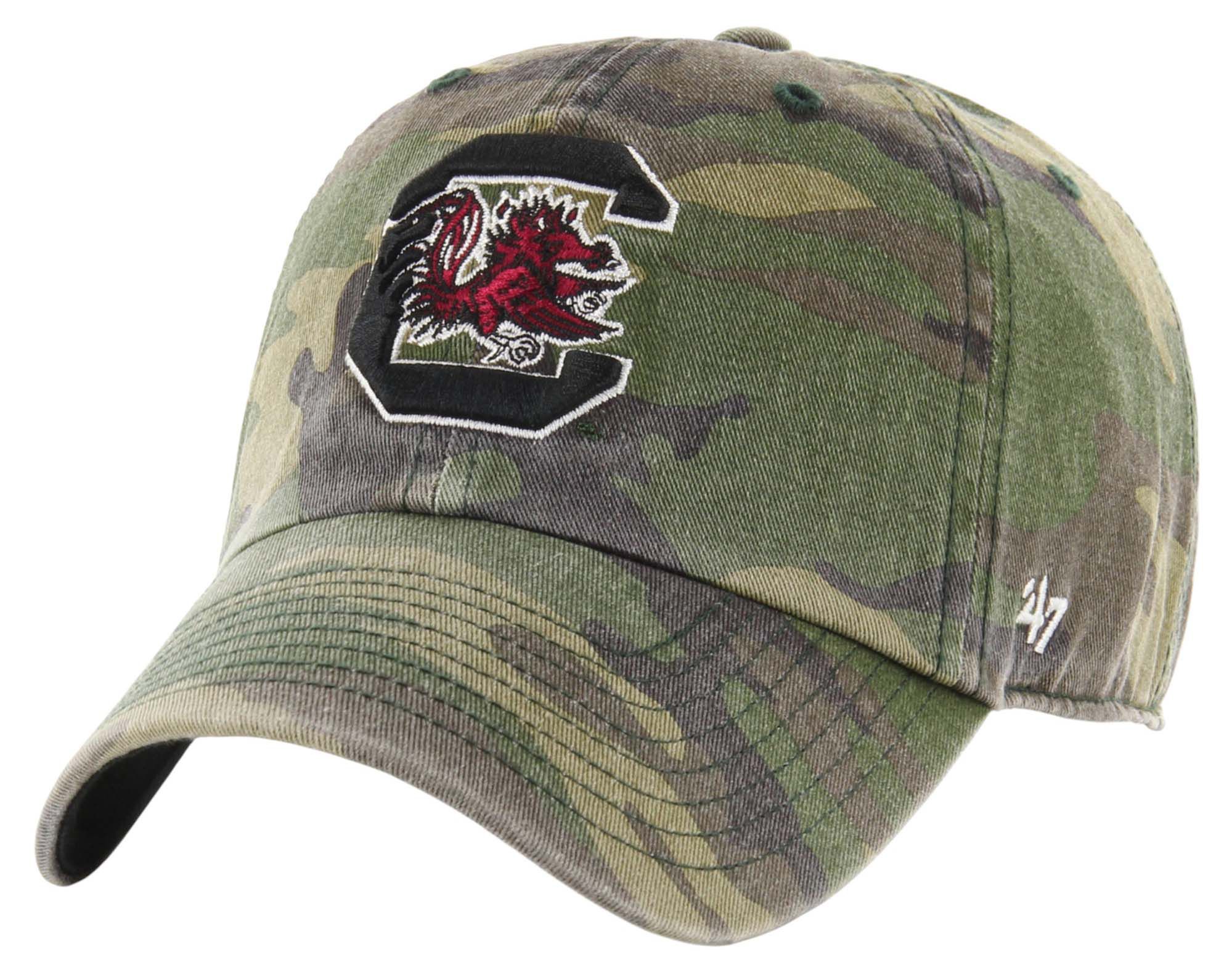 47 Adult South Carolina Gamecocks Camo Clean Up Adjustable Hat