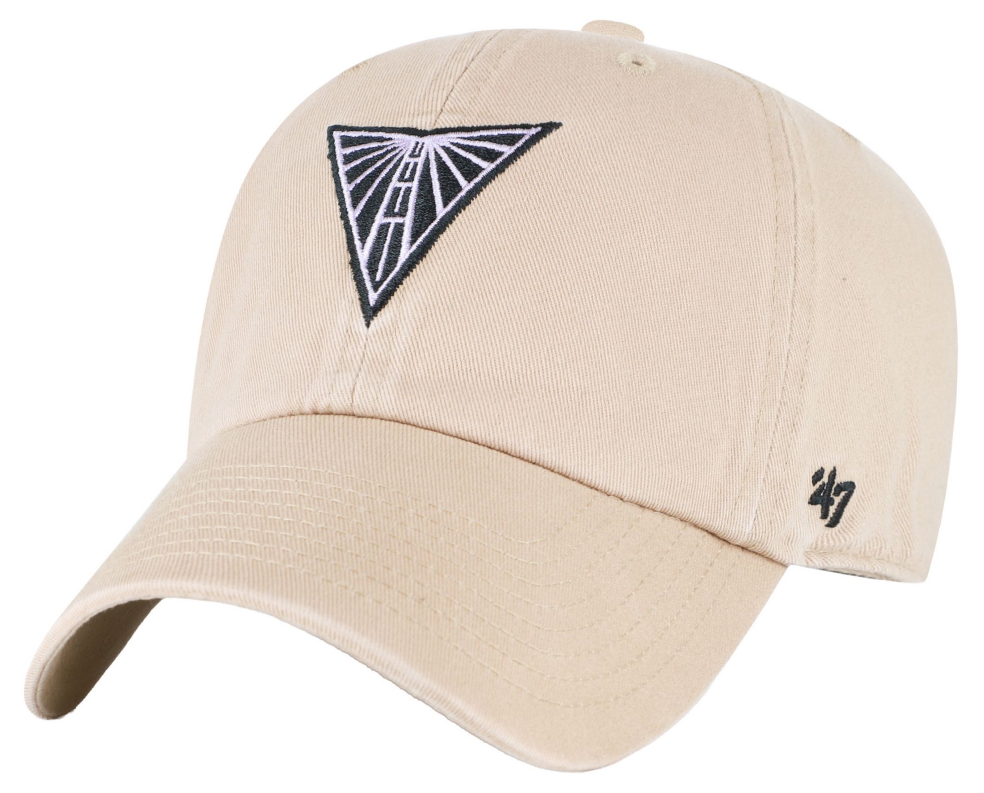 47 Adult Golden State Valkyries Tan Logo Clean Up Adjustable Hat
