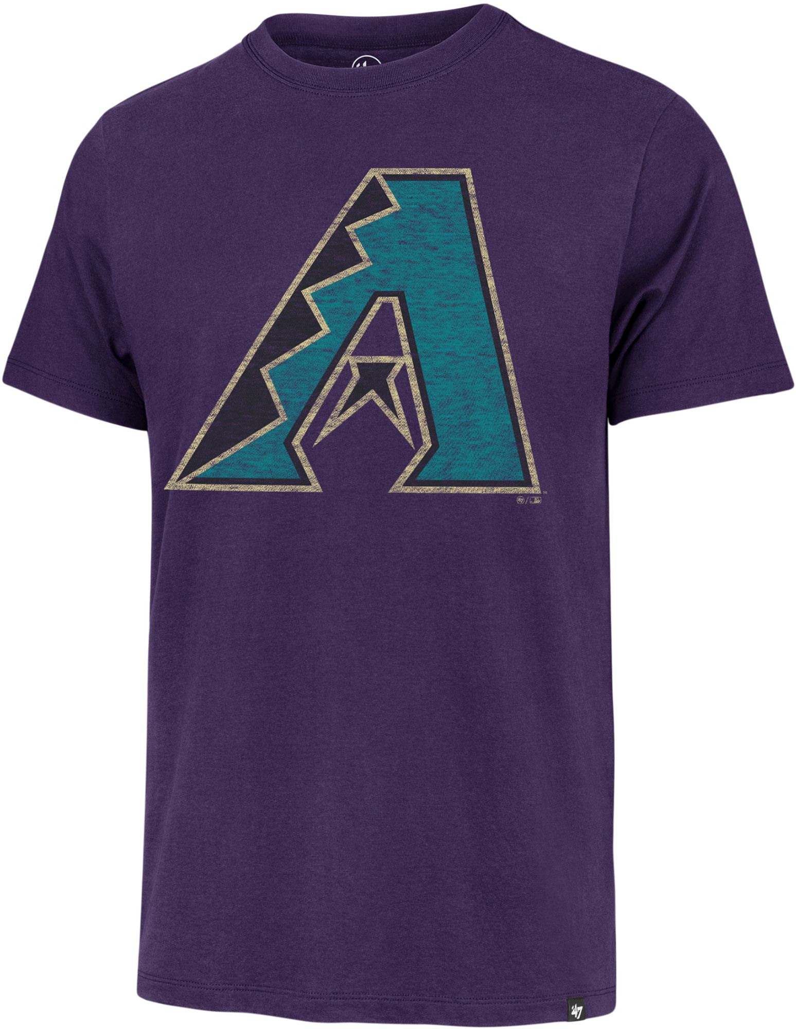 47 Men's Arizona Diamondbacks Purple Franklin Cooperstown T-Shirt