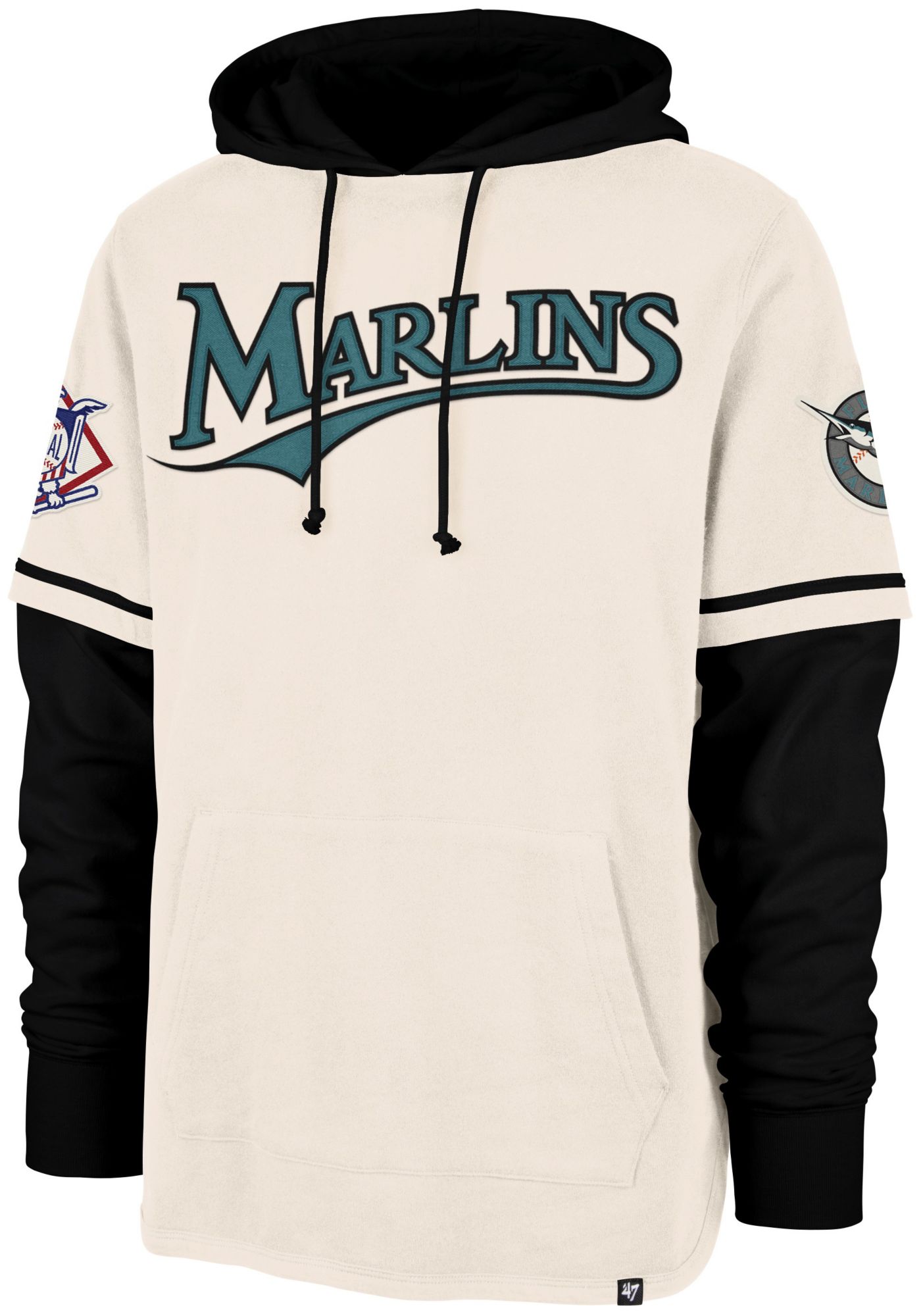 47 Men's Miami Marlins Cream Trifecta Shortstop Pullover | Dick's