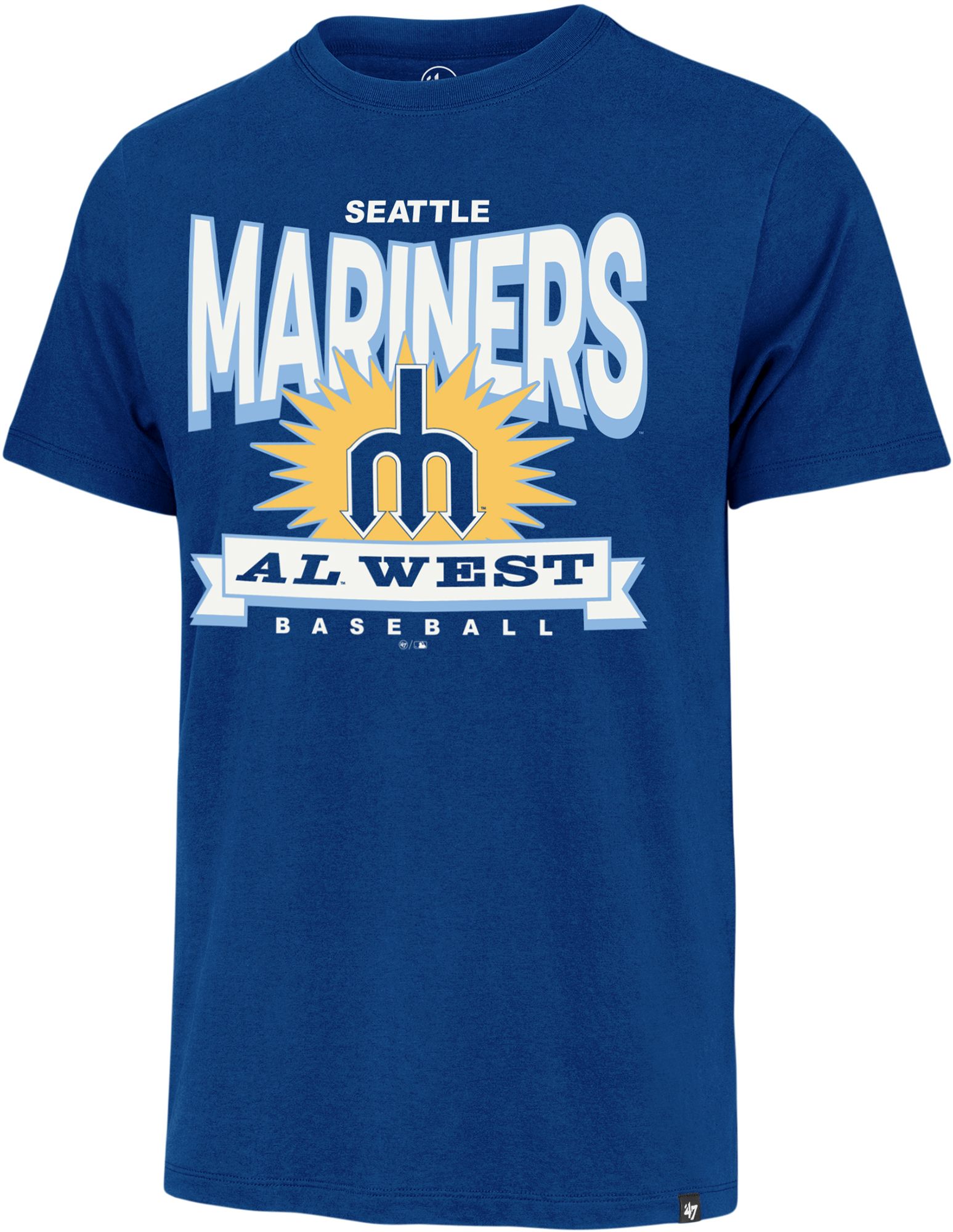 47 Men's Seattle Mariners Blue Cooperstown Twelve Six Franklin T