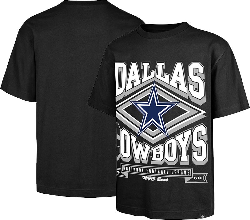 47 Men's Dallas Cowboys Black Heater Foundation T-Shirt | Dick's
