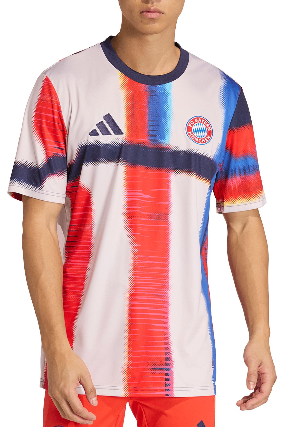 adidas Adult 2025 Bayern Munich Off-White Prematch Jersey | Dick's