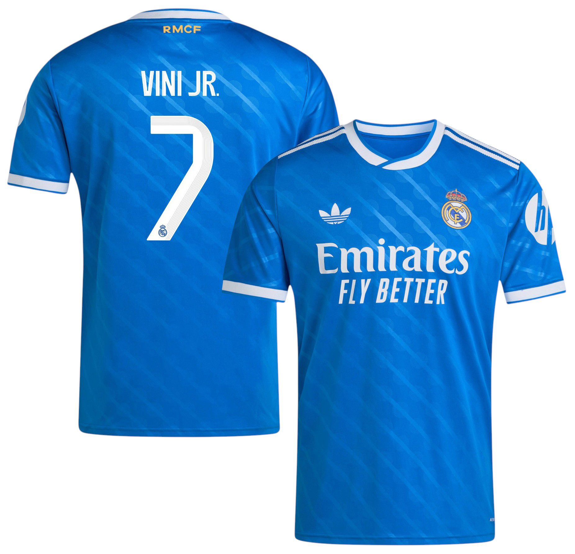 adidas Adult Real Madrid Vinicius Junior #7 Third Replica Jersey