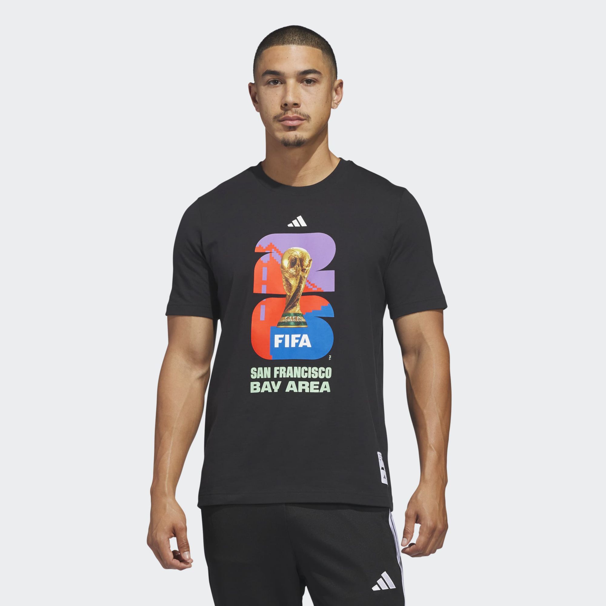 adidas Adult 2026 World Cup Host City San Francisco Bay Area T