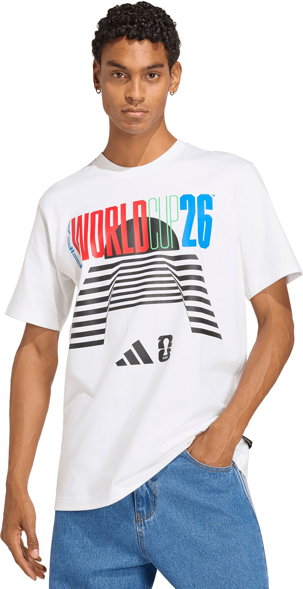 adidas Adult FIFA World Cup 2026 White 2026 T-Shirt | Dick's