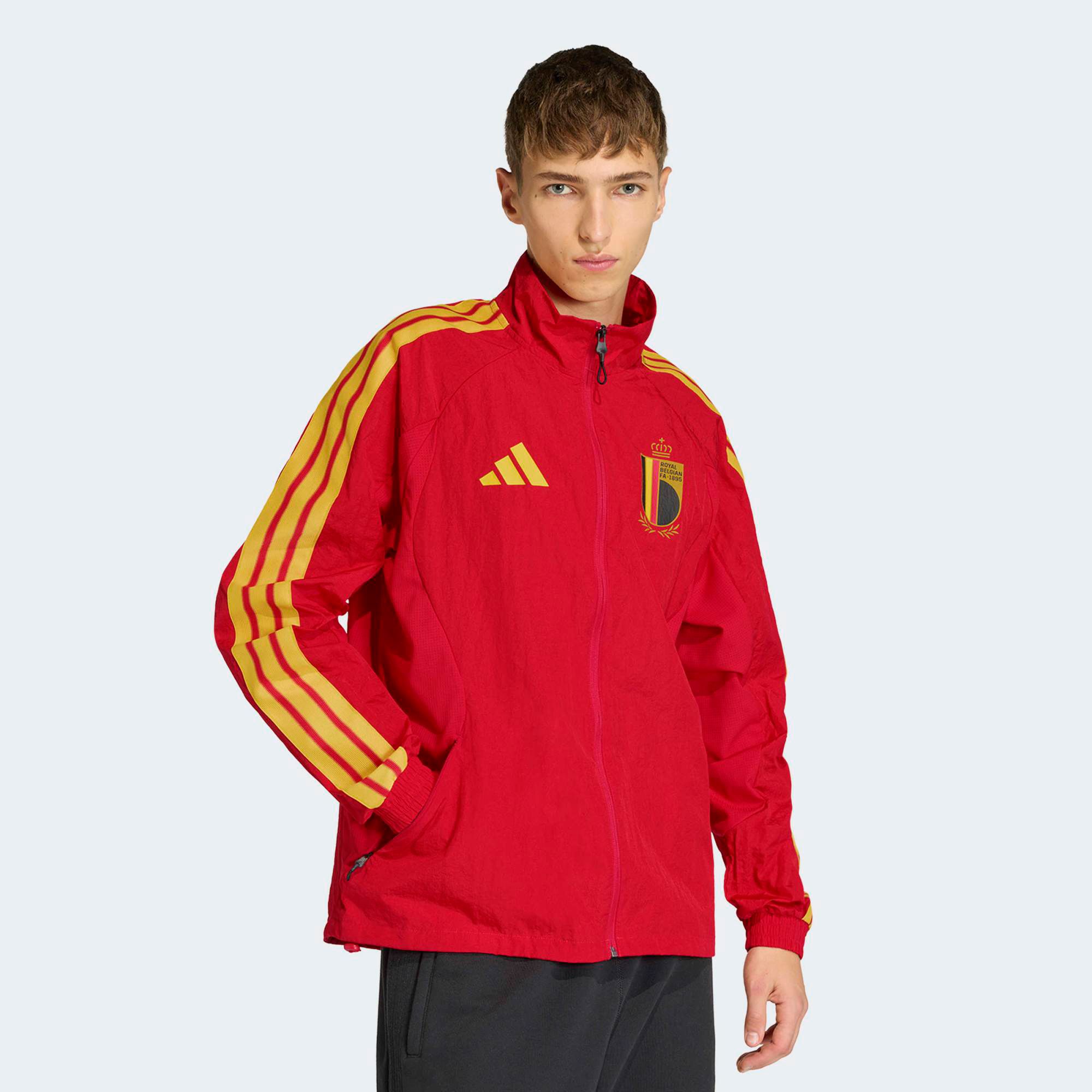 adidas Adult Brazil Red 2026 Anthem Jacket | Dick's Sporting Goods