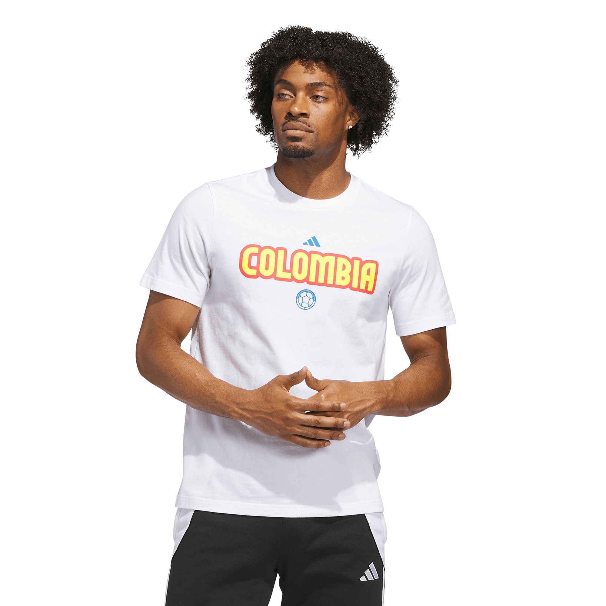 adidas Adult Colombia 2026 White Home Jersey Hook T-Shirt | Dick's