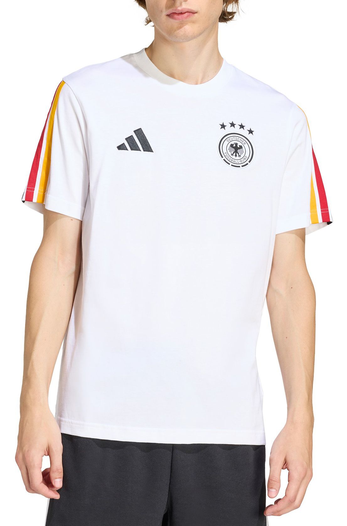 adidas Adult Germany 2026 Team Logo White T-Shirt | Dick's