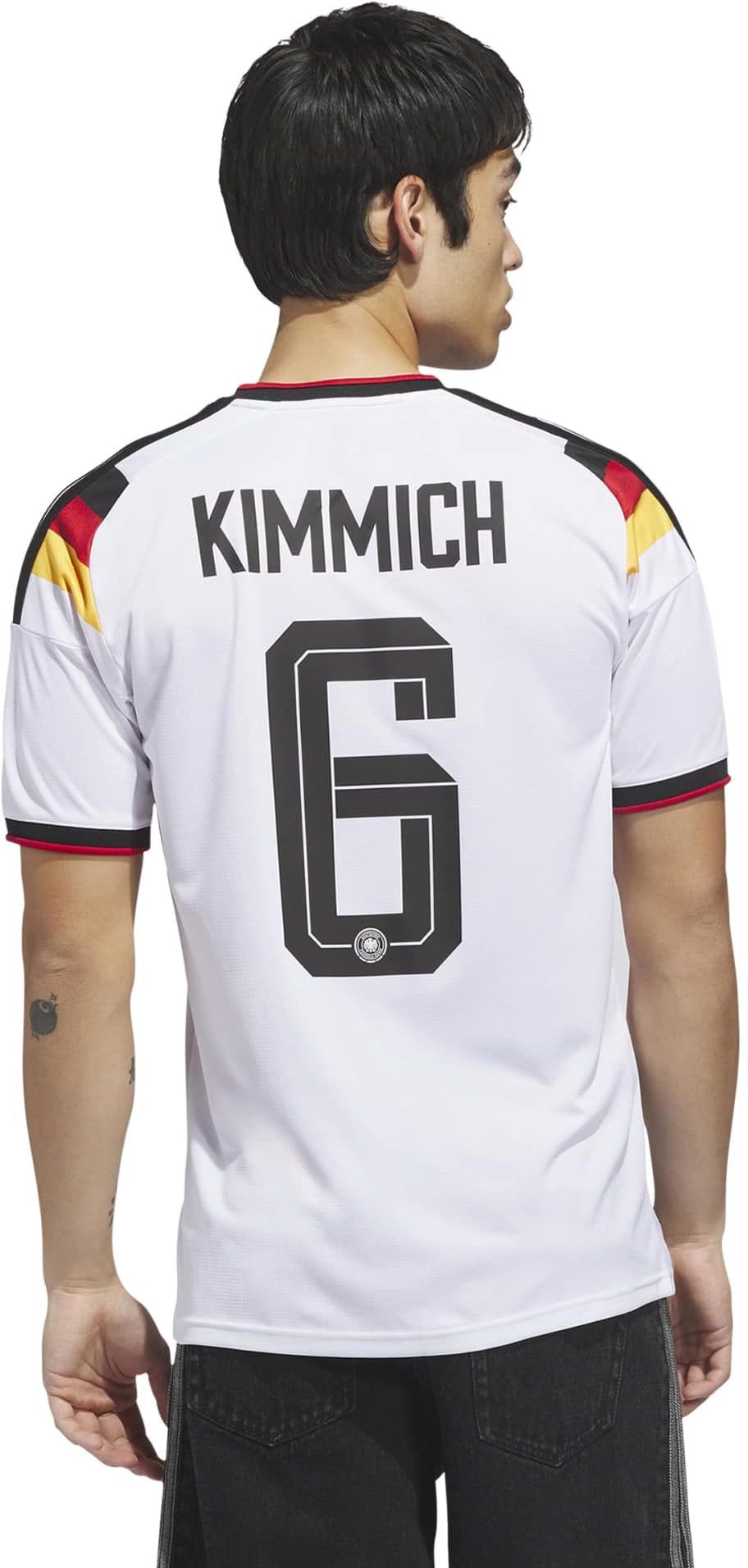 adidas KIMMICH 6 ホワイトジャージ adidas Adult Germany Joshua Kimmich #6 2026 Home Replica Jersey