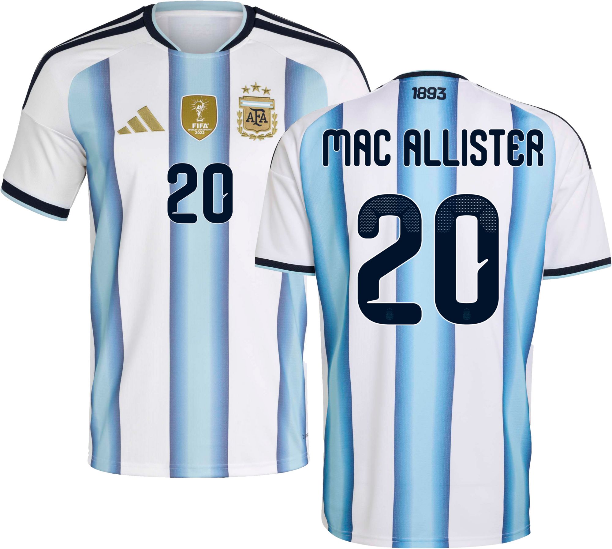 adidas Adult Argentina Alexis Mac Allister #20 2026 Home Replica
