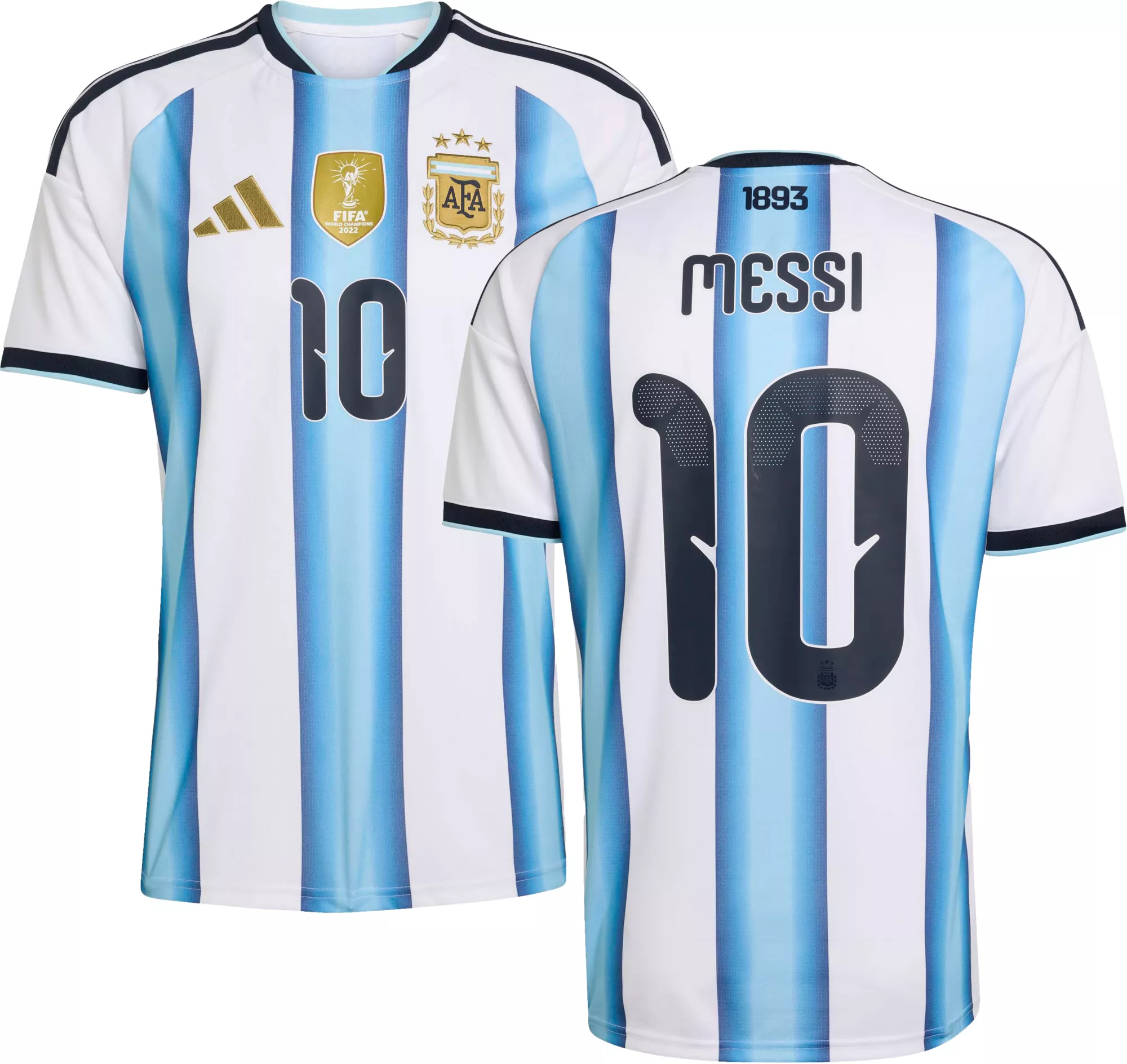 adidas Adult Argentina Lionel Messi #10 2026 Home Replica Jersey