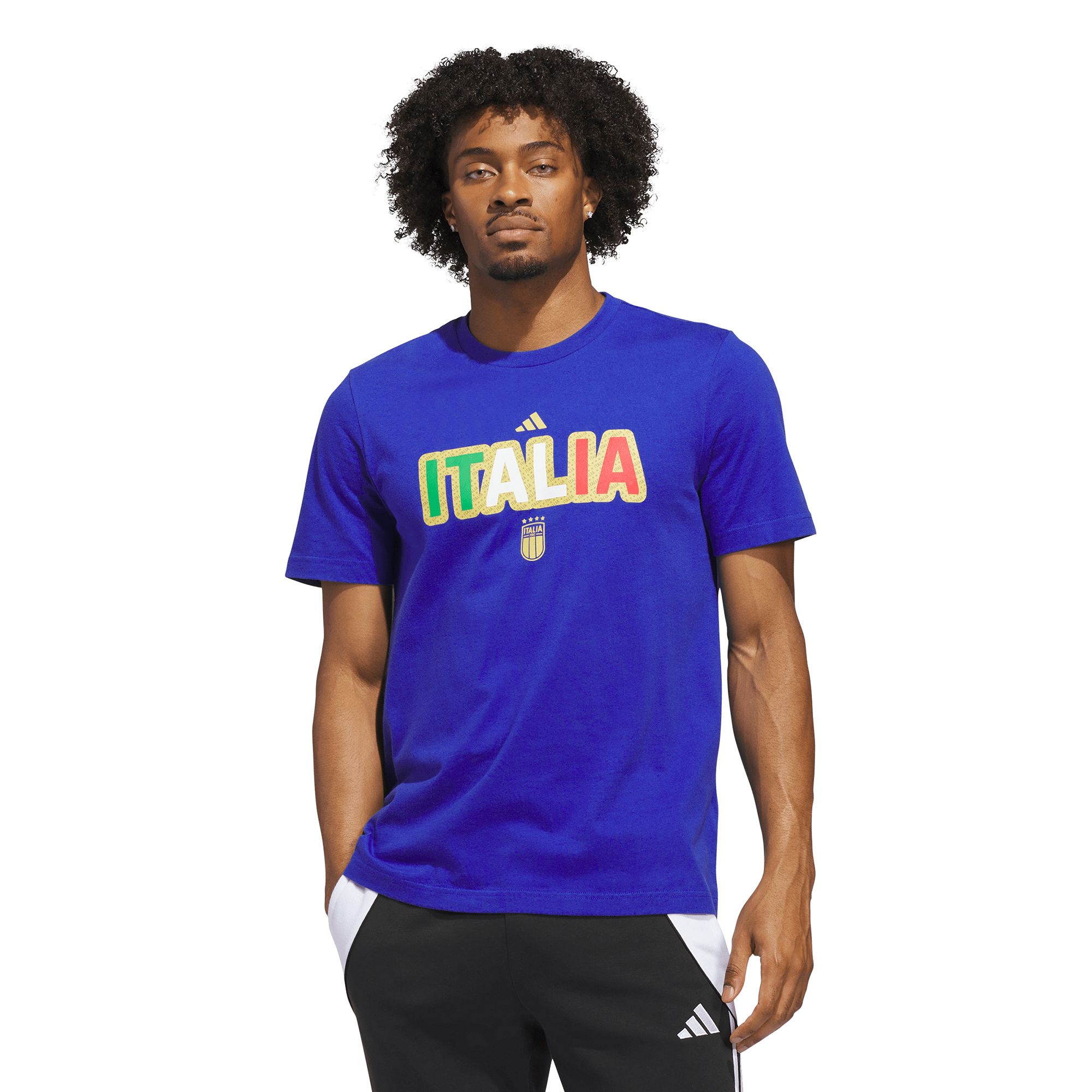 adidas Adult Italy 2026 Blue Home Jersey Hook T-Shirt | Dick's