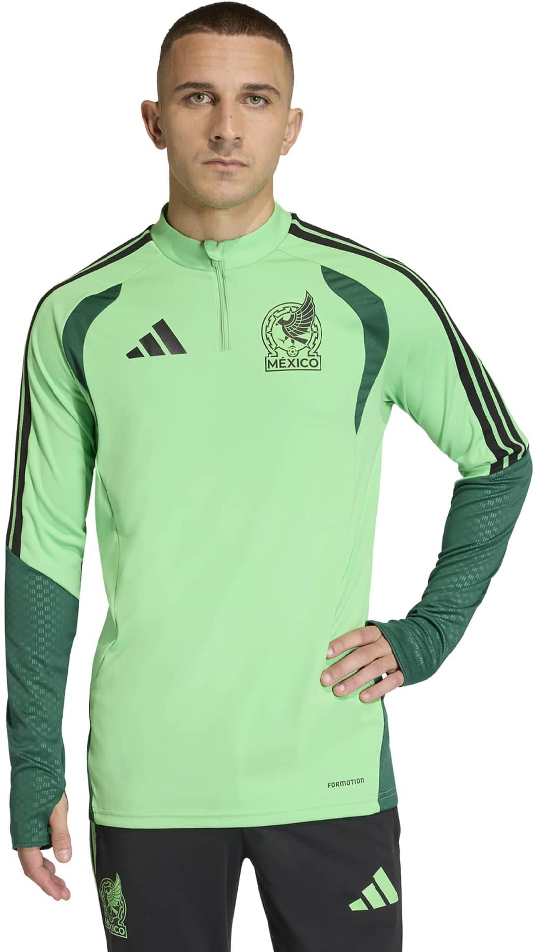 adidas Adult Mexico 2026 Training Quarter-Zip Training Pullover