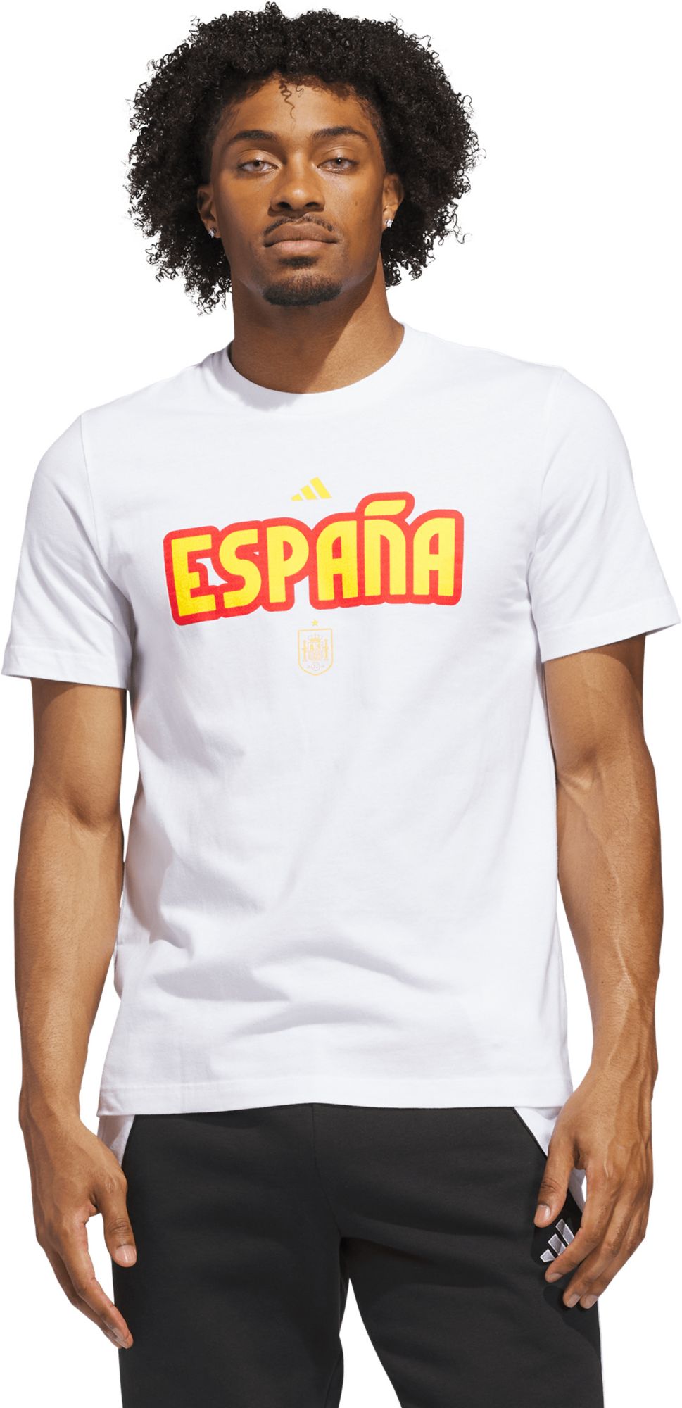 adidas Adult Spain 2026 Home Jersey Hook White T-Shirt | Dick's