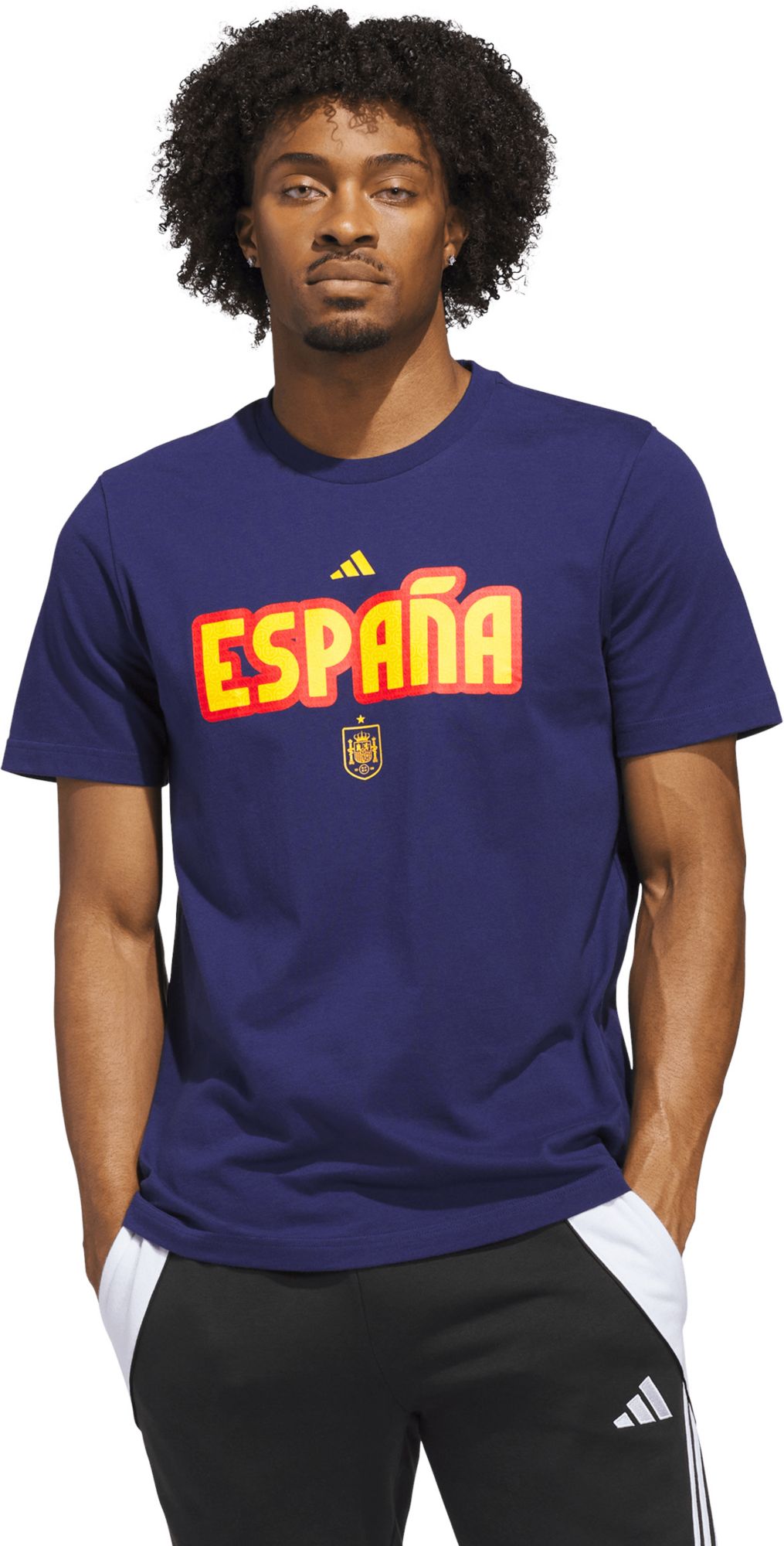 adidas Adult Spain 2026 Home Jersey Hook T-Shirt | Dick's Sporting
