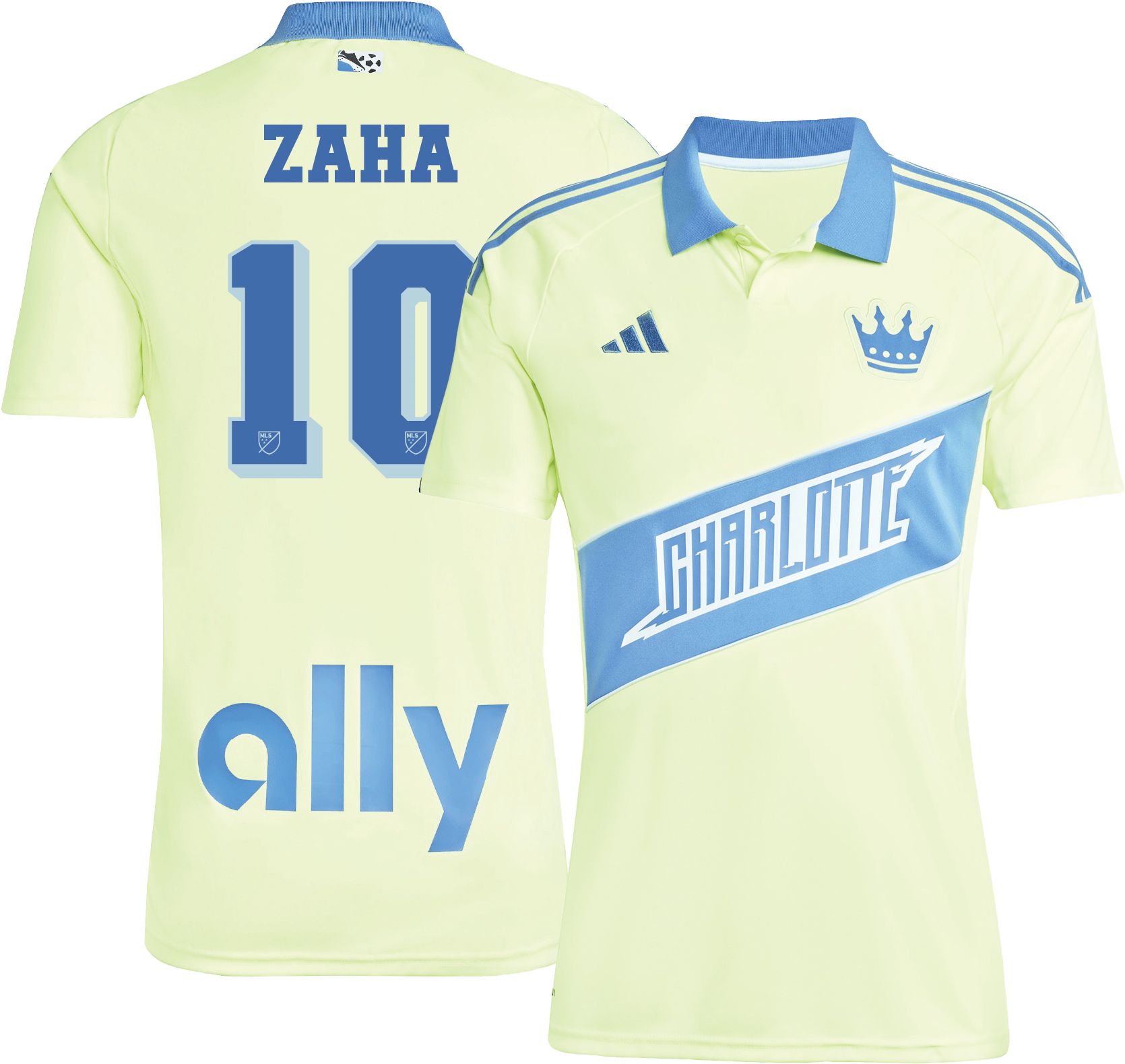 adidas Adult Charlotte FC Wilfried Zaha #10 2025 Third Replica