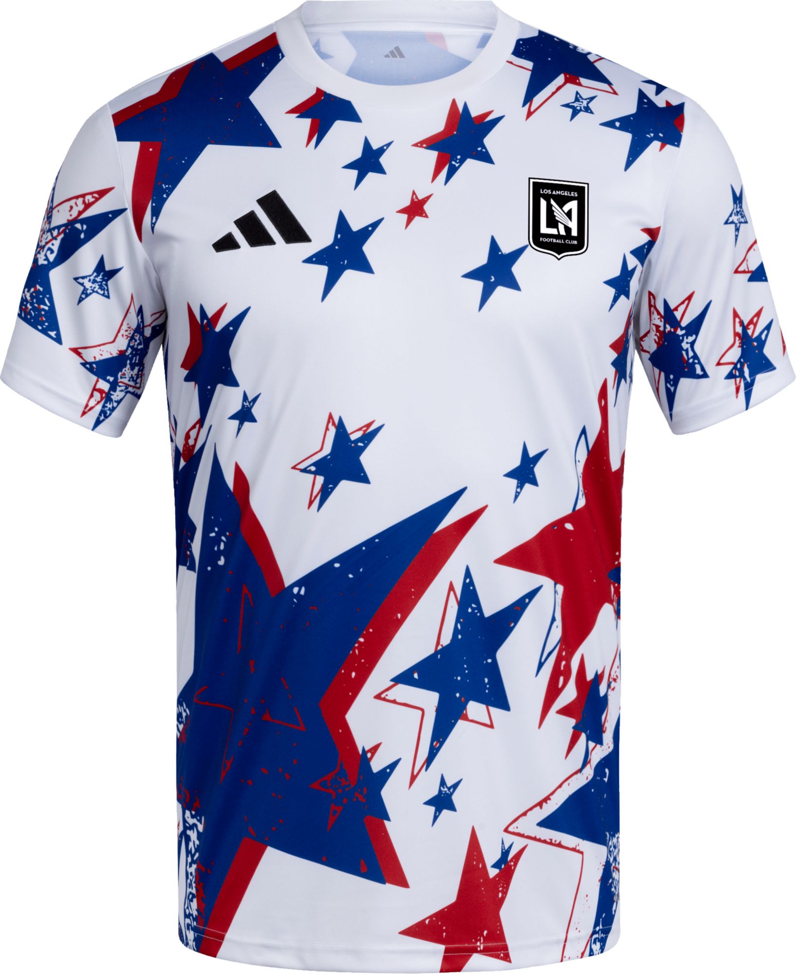 【US規格】希少 SONS OF PITCHES サッカーシャツ 白 2XL adidas Adult Los Angeles FC 2026 White Americana Prematch Jersey