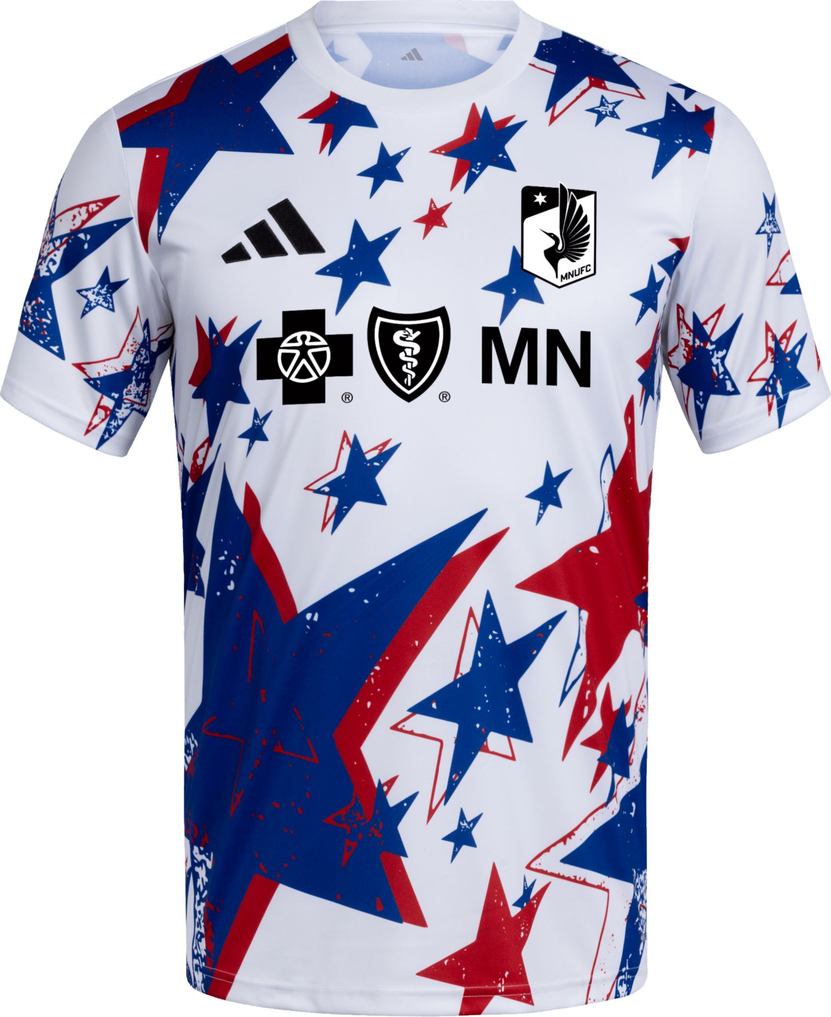 adidas Adult Minnesota United FC 2026 White Americana Prematch