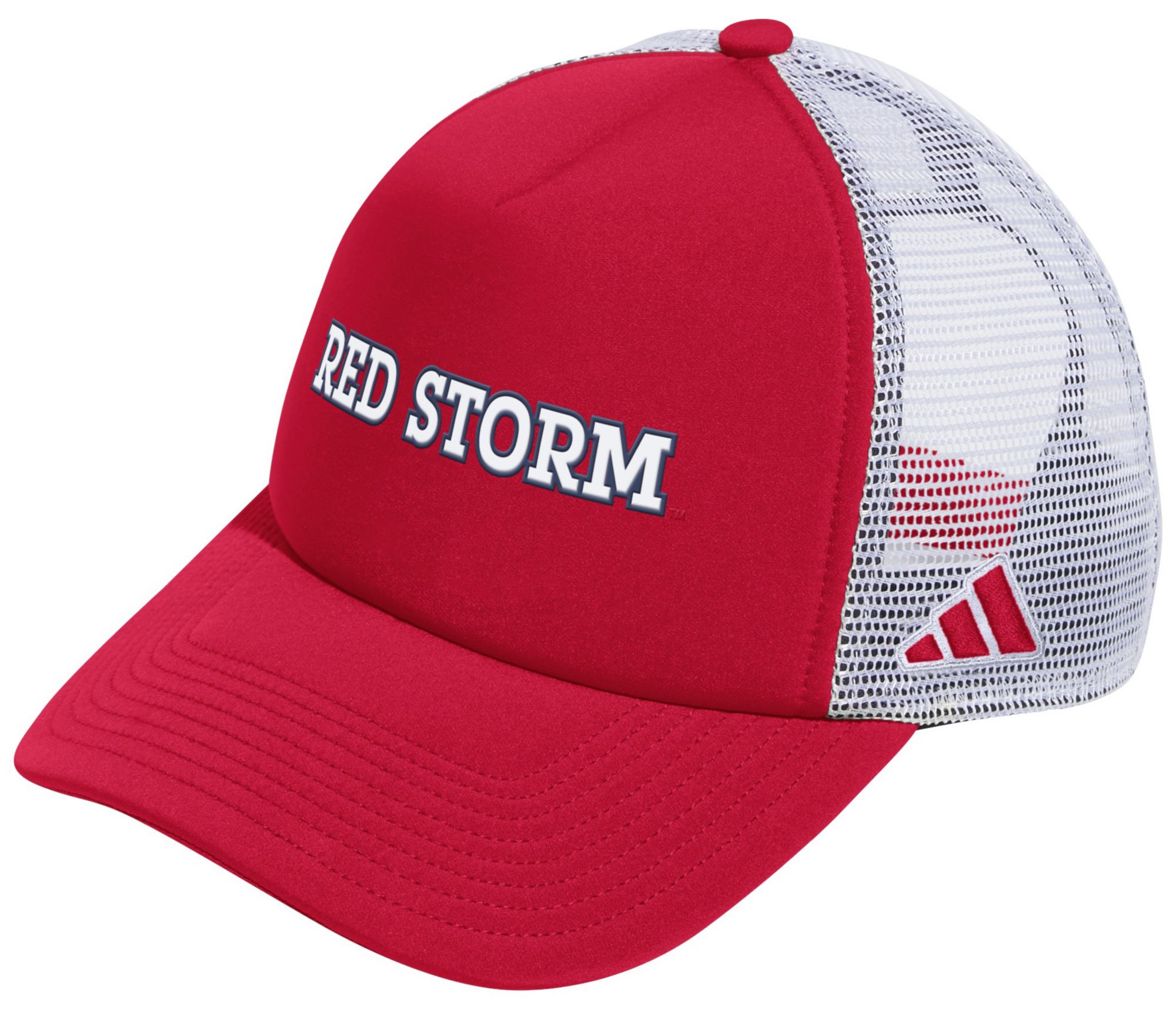 adidas Adult St. John's Red Storm Team Power Red Seasonal Trucker