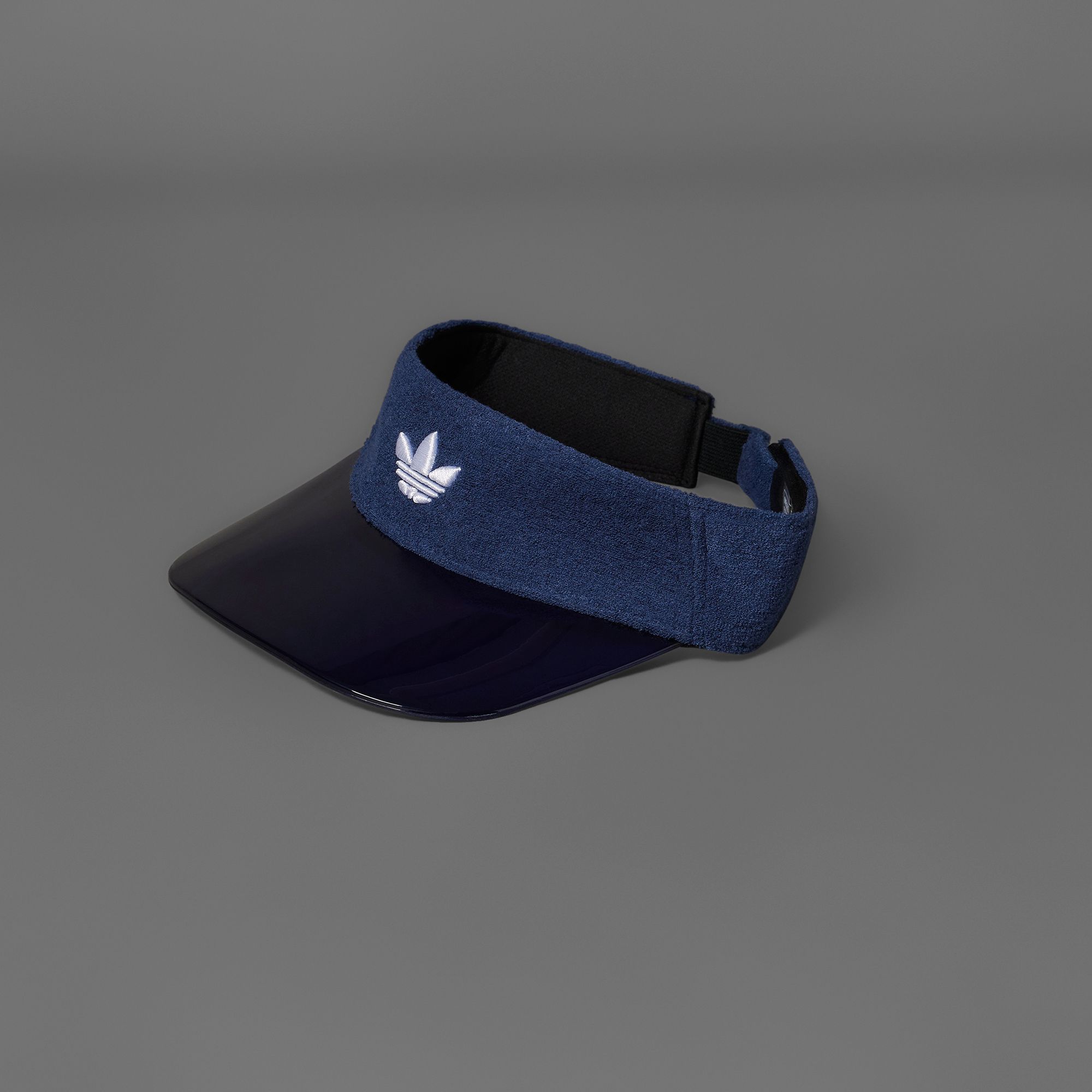 【オンライン購入品】Terry visor Logo 6-Panel Navy adidas Originals Adult Golf Tour Terry Visor | Golf Galaxy