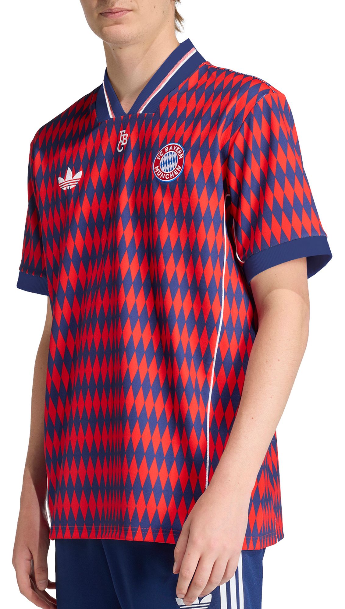 adidas Adult Bayern Munich 2025-26 Team Logo Third Red Jersey