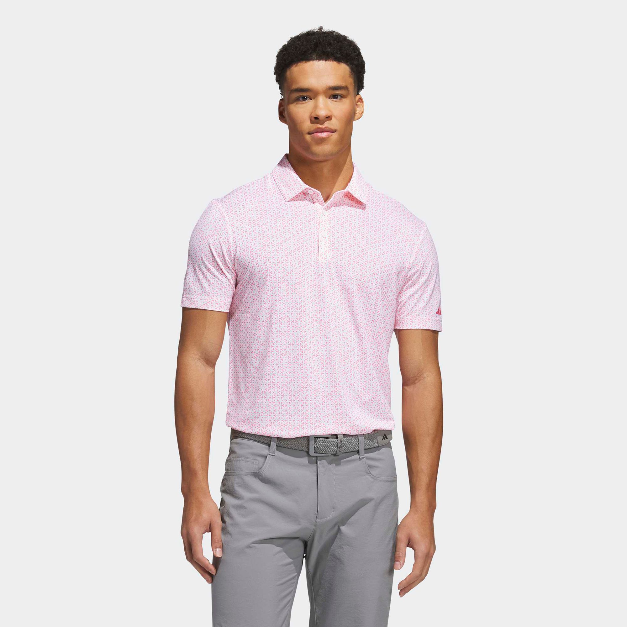 adidas Men's Ultimate365 Mesh Tango Print CLIMACOOL Golf Polo