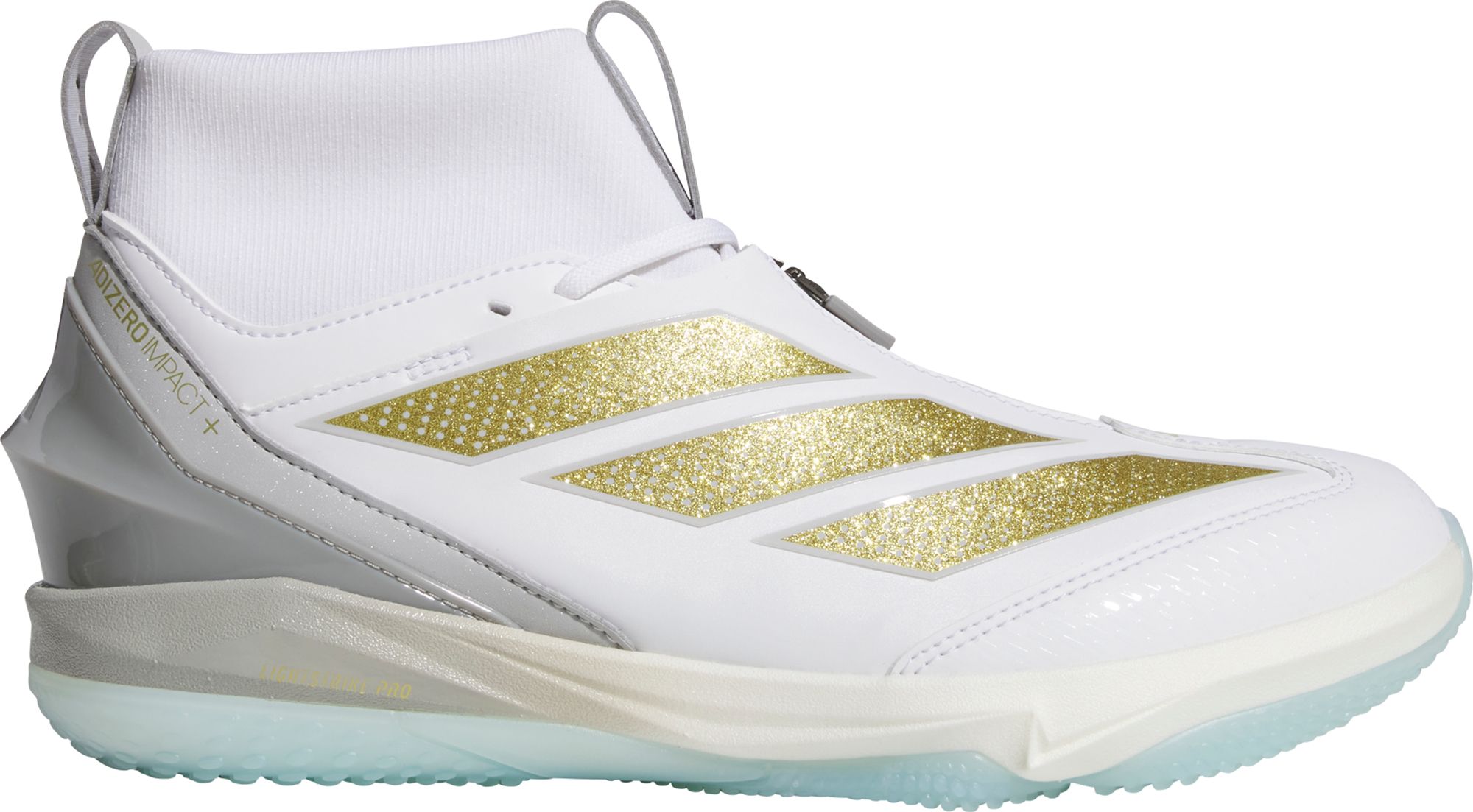  Adizero Impact 2.0 ホワイト ゴールド　32cm adidas Men's adizero Impact+ 2.0 Turf Baseball Shoes | Dick's