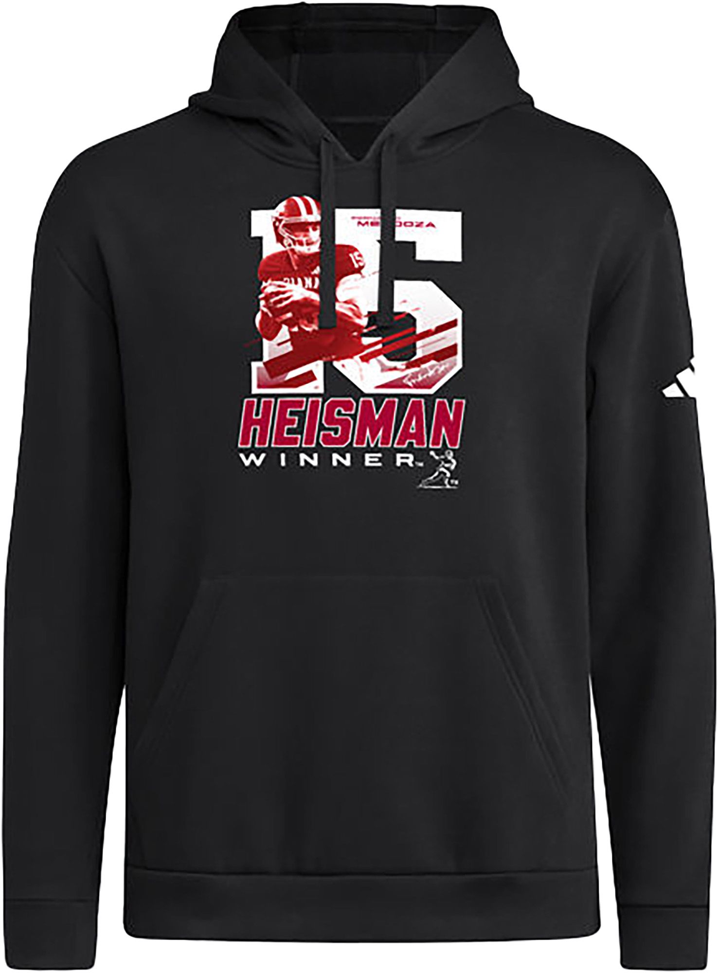 adidas Adult Indiana Hoosiers Fernando Mendoza #15 Heisman Black