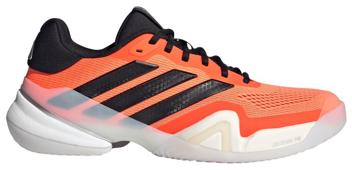 Mens Size 9.5 Adidas Tennis Sneakers Barricade 14 Flash Aqua Lucid Orange JR1742 adidas Barricade 14 Men main image 3