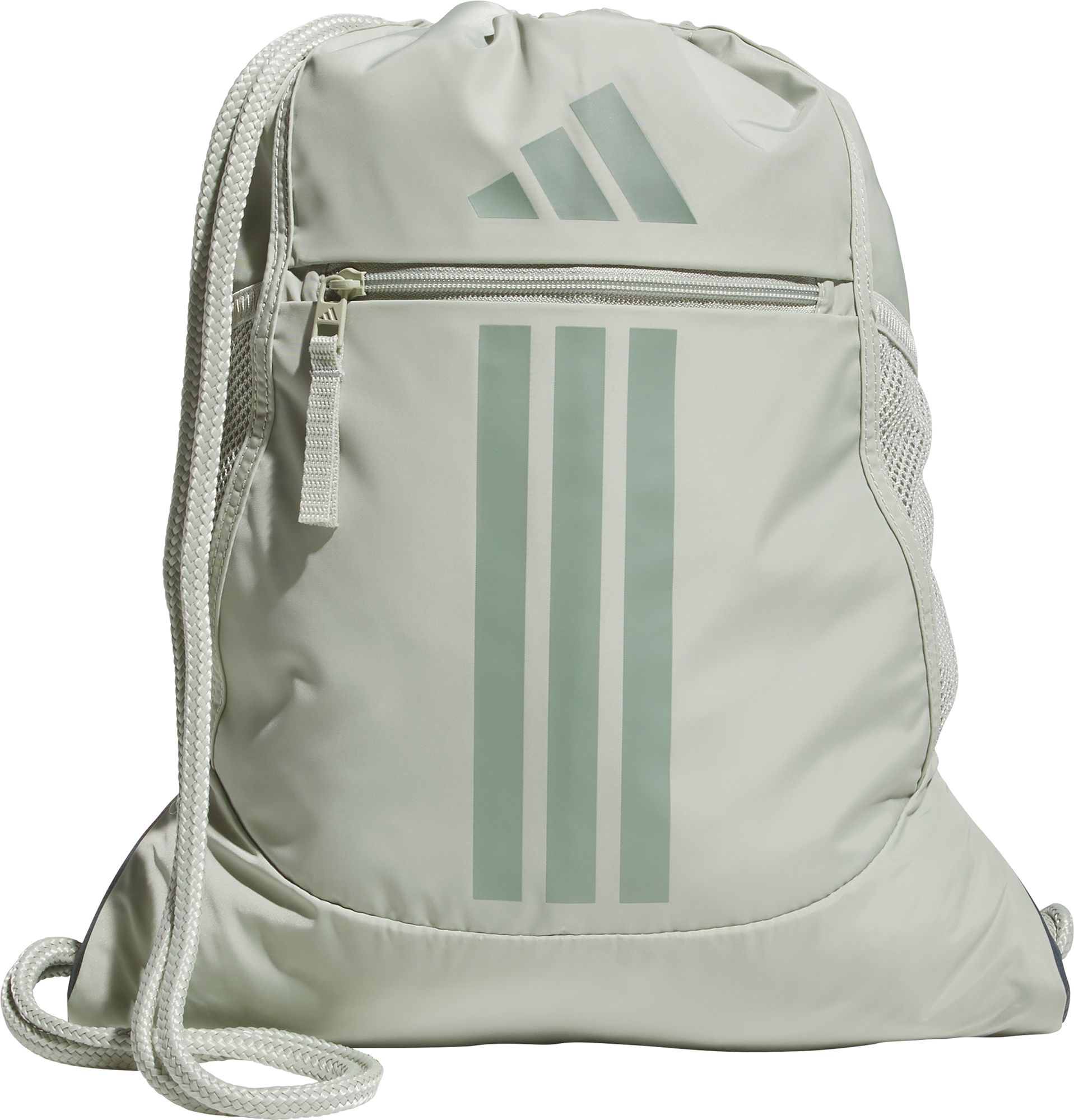 adidas drawstring backpack grey Alliance Sackpack  for Sports, Small Gym Bag, Jersey Onix Grey/Black/White/2, OSFA printed signature 3 adidas Alliance 3 Sackpack, HALO