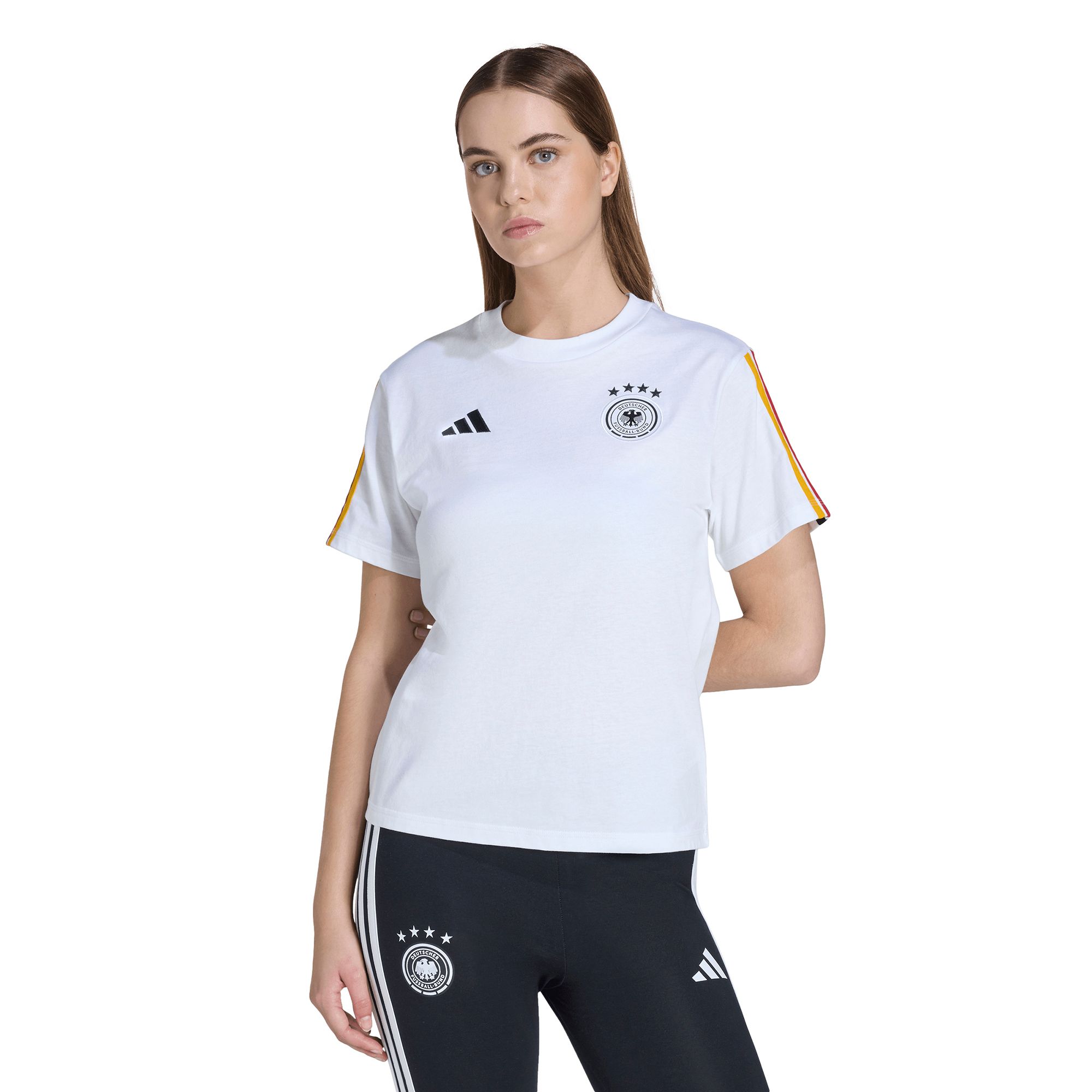 adidas Women's Germany 2026 White DNA T-Shirt | Dick's Sporting Goods