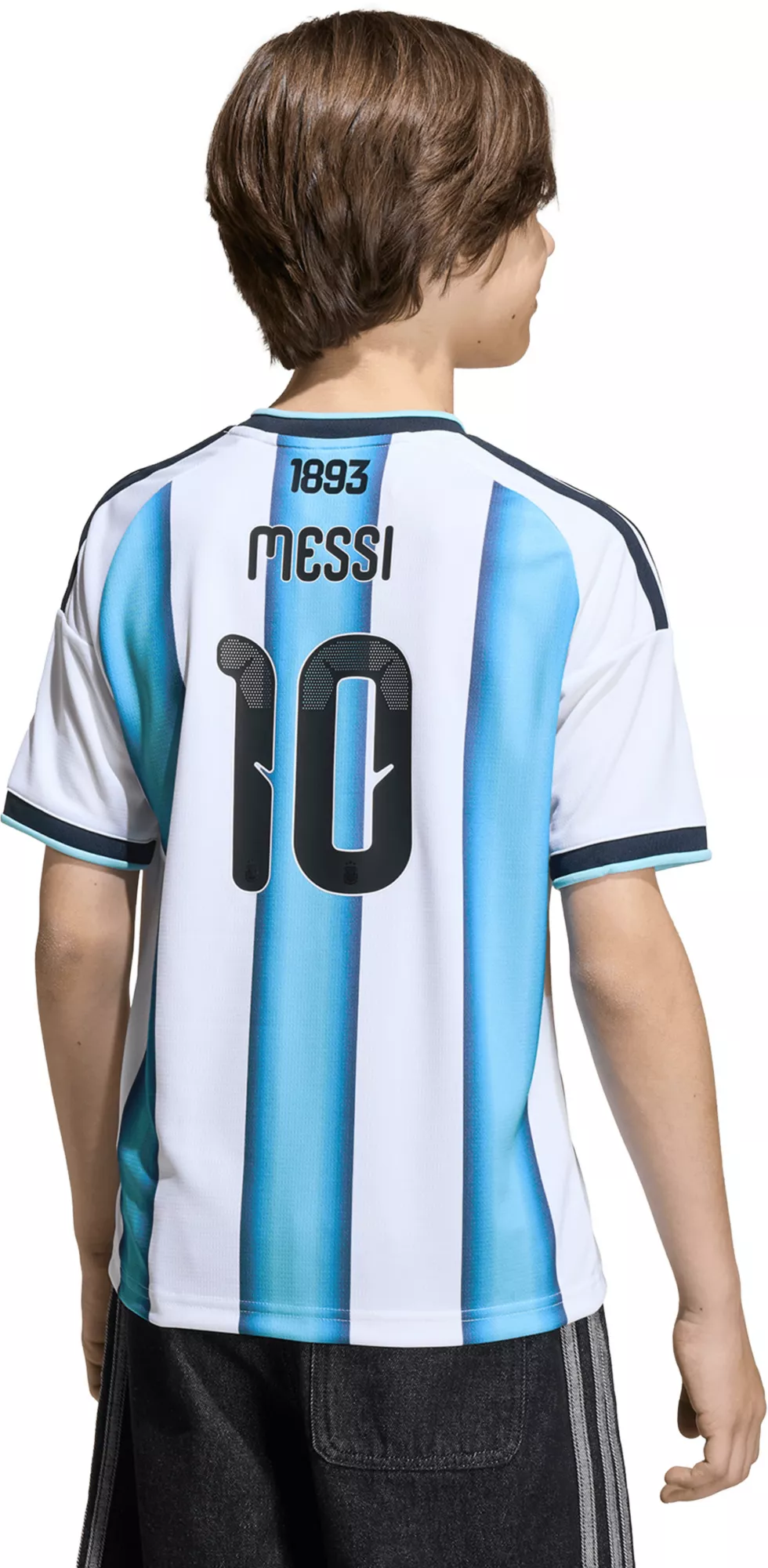 adidas Youth Argentina Lionel Messi #10 2026 Home Replica Jersey