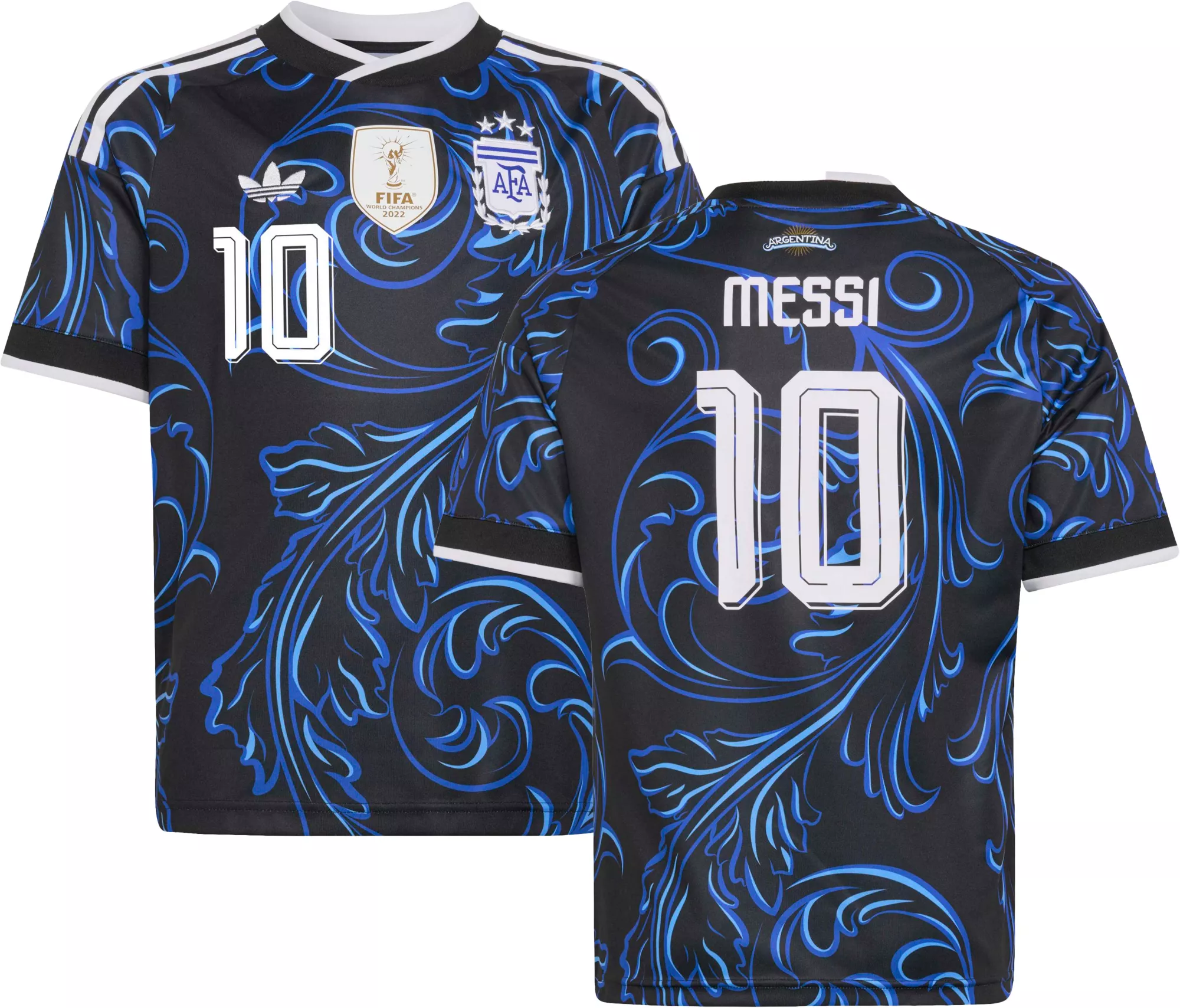 adidas Youth Argentina Lionel Messi #10 2026 Away Replica Jersey
