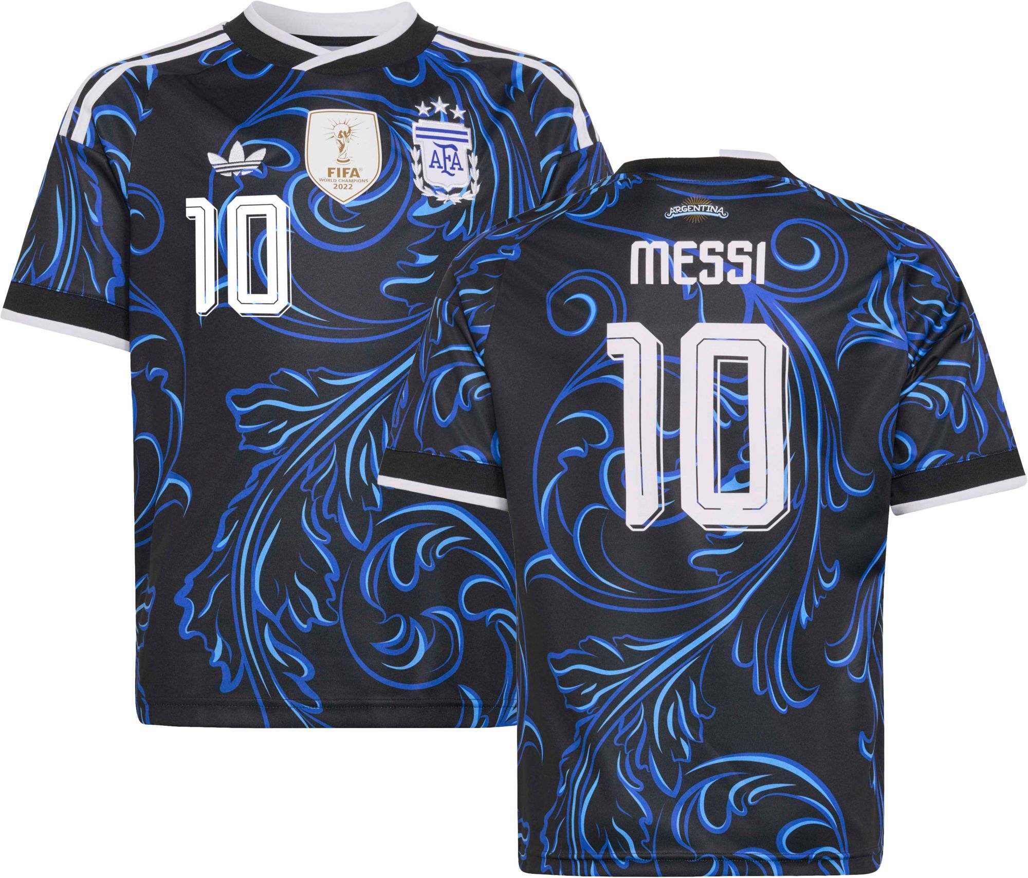 adidas Youth Argentina Lionel Messi #10 2026 Away Replica Jersey