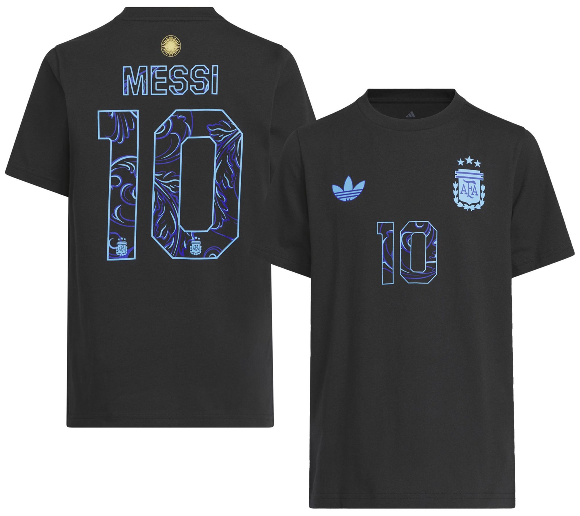 adidas Youth Argentina Lionel Messi #10 2026 Away T-Shirt | Dick's
