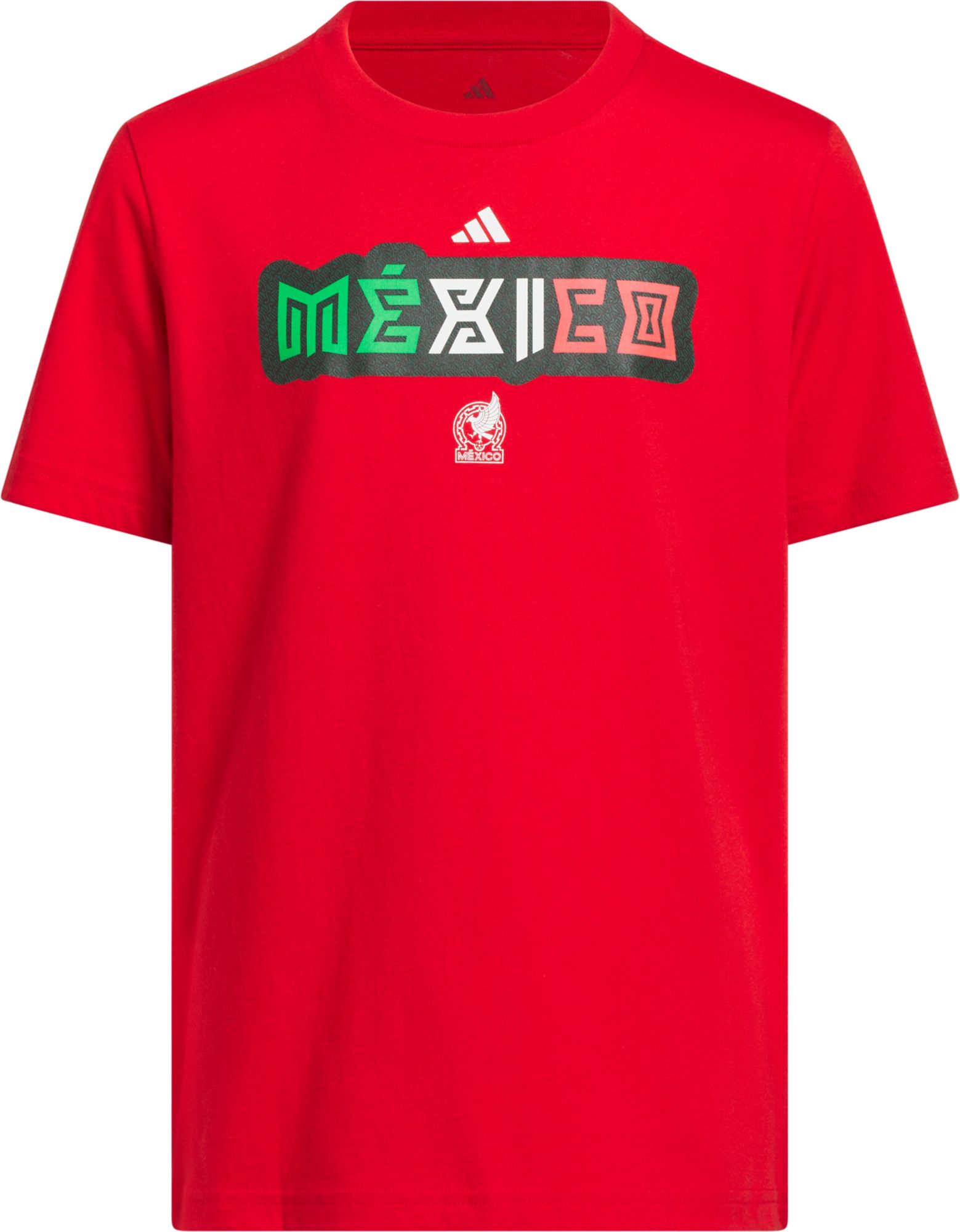 adidas Youth Mexico 2026 Home Jersey Hook T-Shirt | Dick's