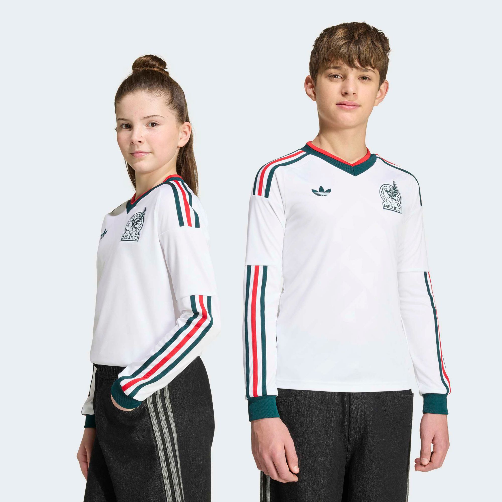 adidas Youth Mexico 2026 Away Long Sleeve Replica Jersey | Dick's