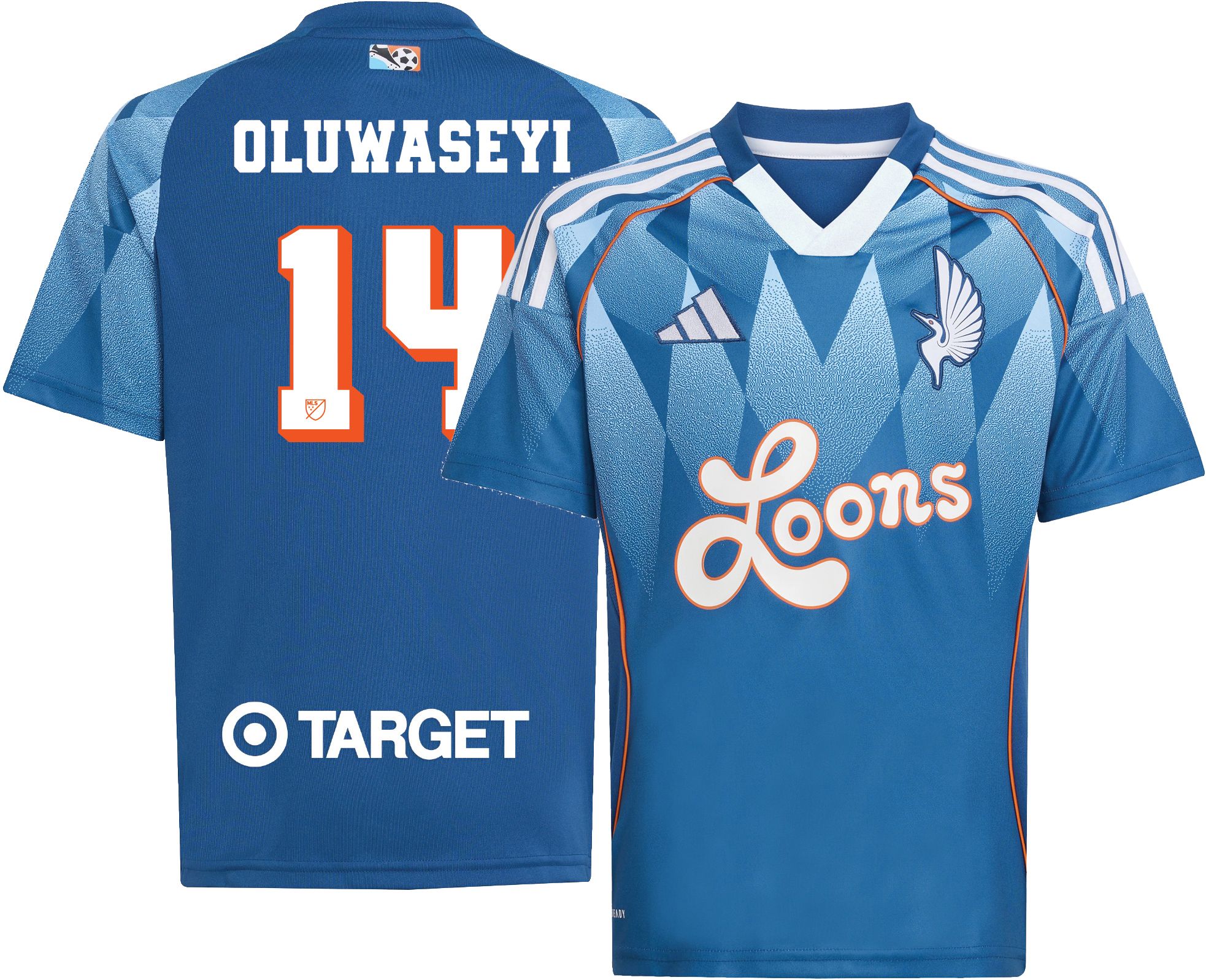 adidas Youth Minnesota United FC Tani Oluwaseyi #14 2025 Third
